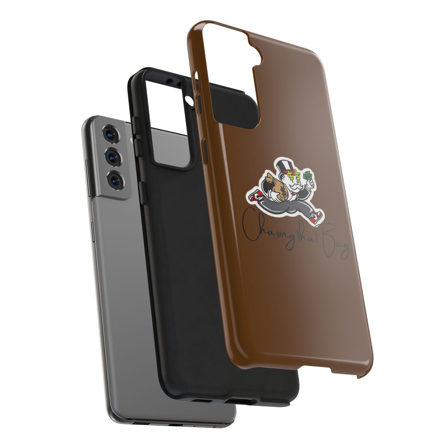Phone Case- Chasing That Bag Tough Case- Durable Protection