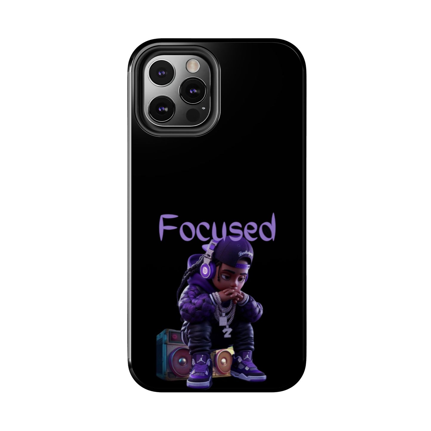 Phone case- Focused Tough Phone Case - Durable Protection