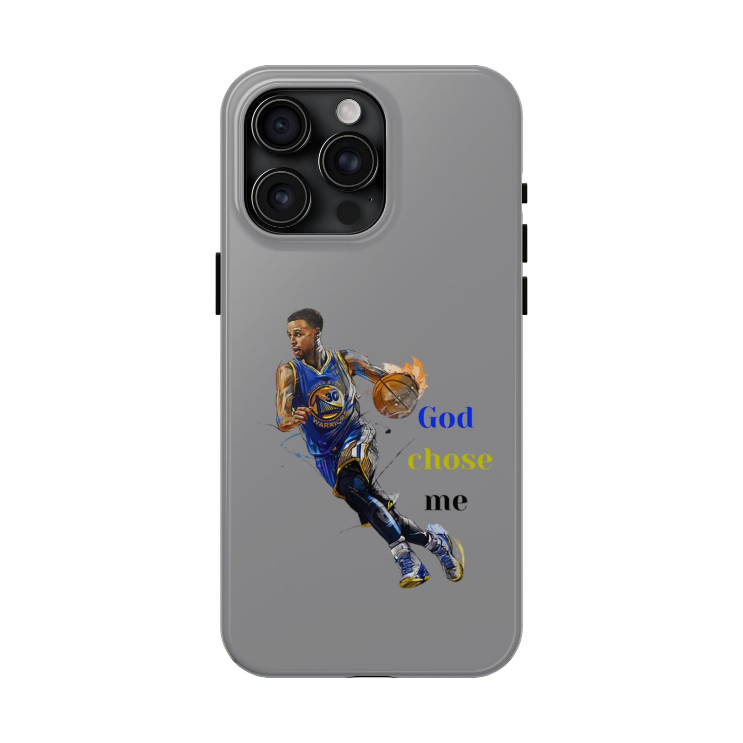Phone case- God Chose Me Tough Phone Case - Durable Protection
