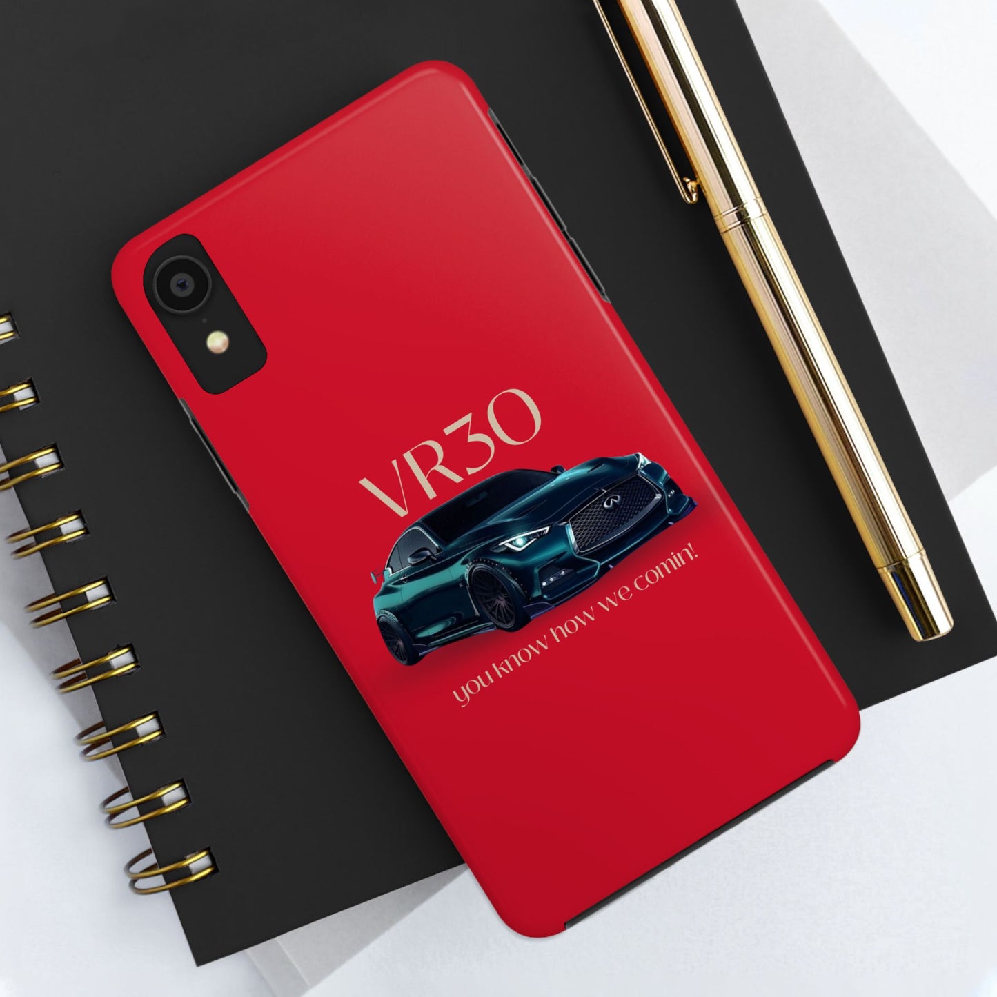 VR30 Sports Car Tough Phone Case - Stylish and Durable Protection for Car Enthusiasts