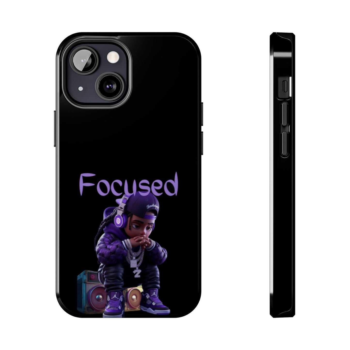 Phone case- Focused Tough Phone Case - Durable Protection