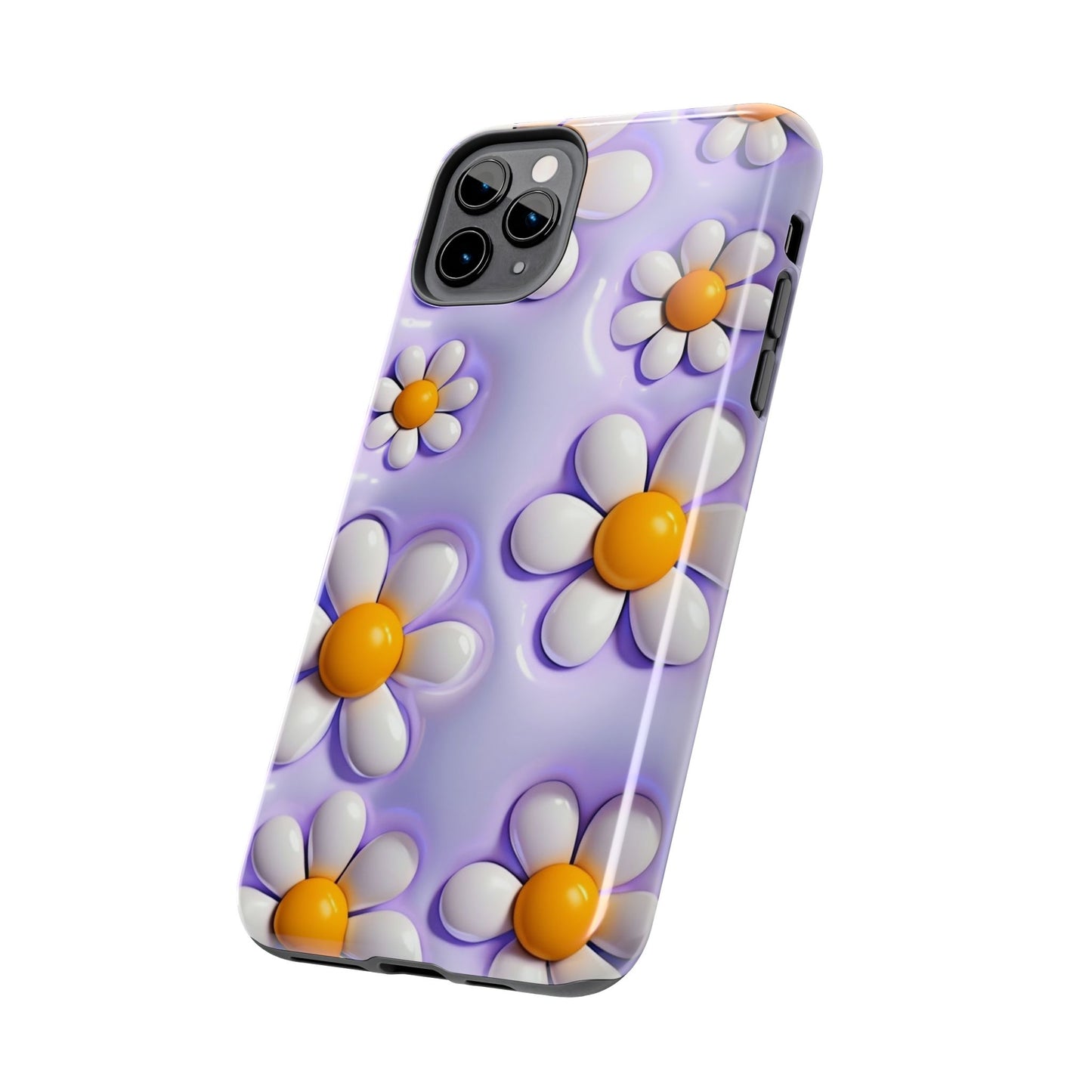 πΌ Floral Tough Phone Case β Vibrant Daisy Spring Design, for iPhones & Androids