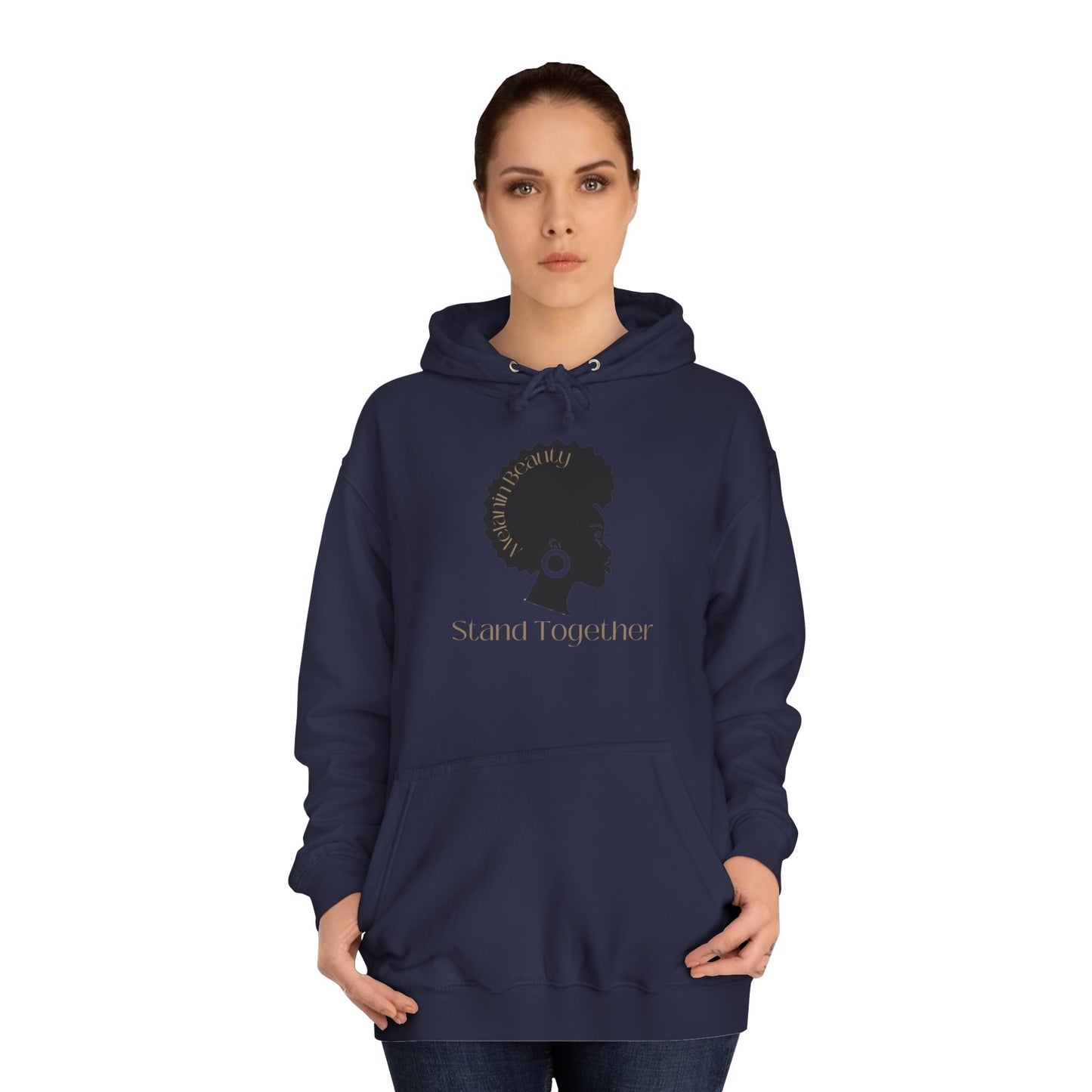 Deep Sapphire Blue Sweater for Women – Black Pride Empowerment Statement Clothing