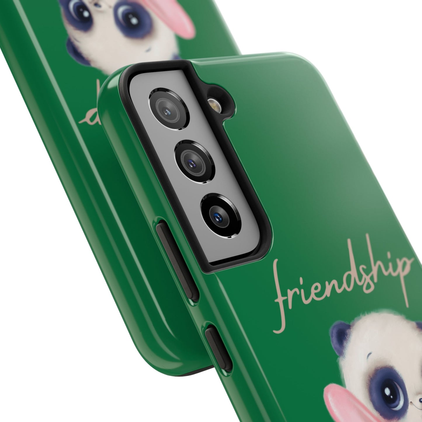 Phone case- Cute Panda Friendship Tough Phone Case - Durable Protection