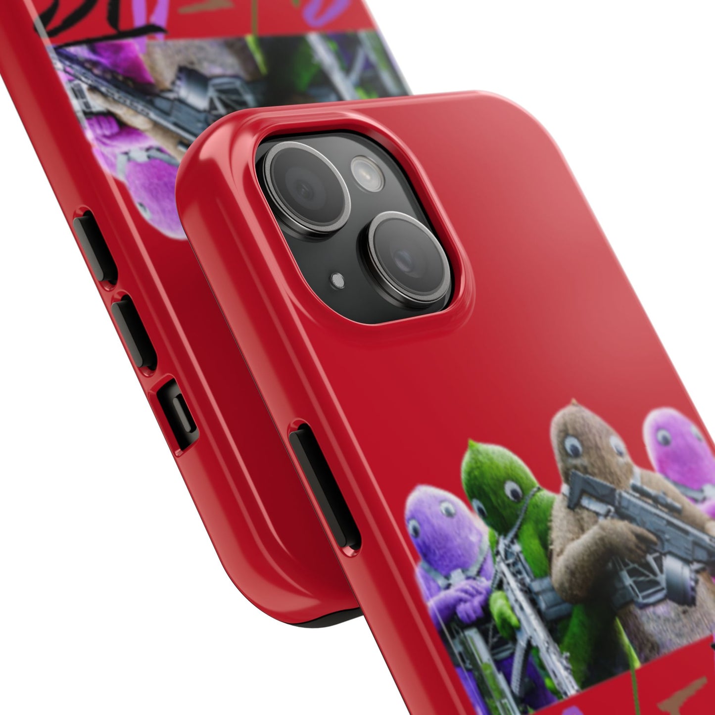 Cool Cartoon-Inspired Tough Phone Case - 'SWEATS'