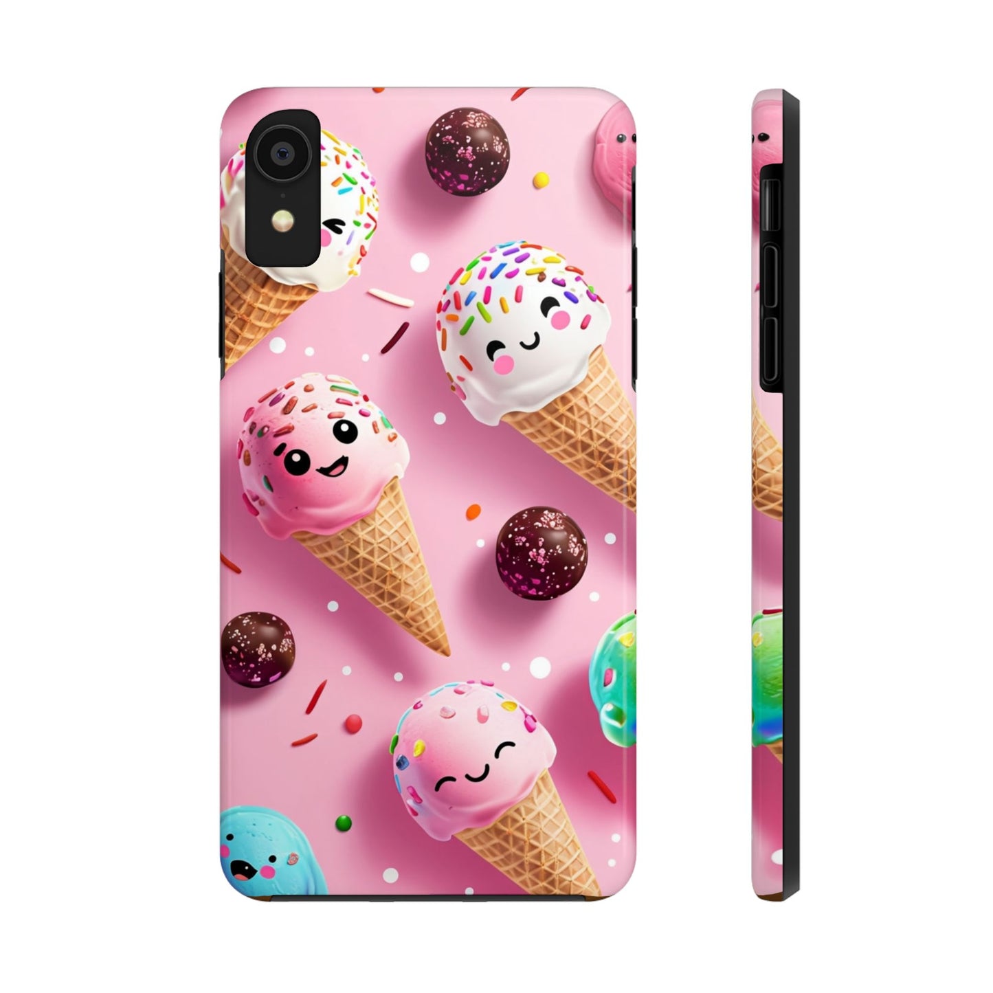 Tough Phone Cases Cute Ice Cream Design