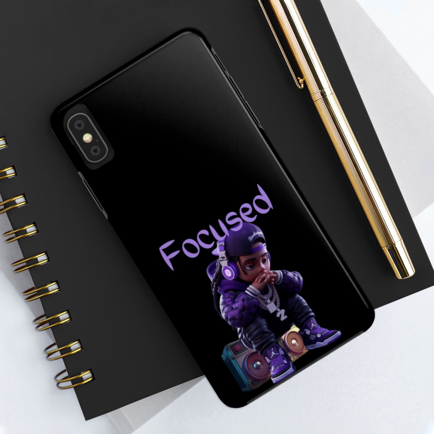 Phone case- Focused Tough Phone Case - Durable Protection