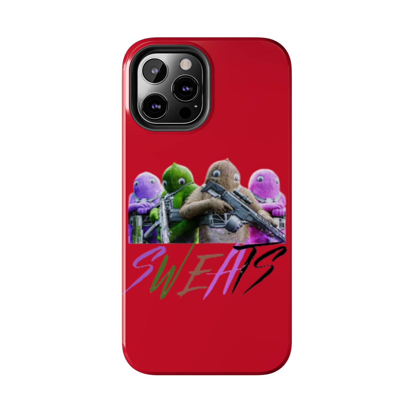 Cool Cartoon-Inspired Tough Phone Case - 'SWEATS'