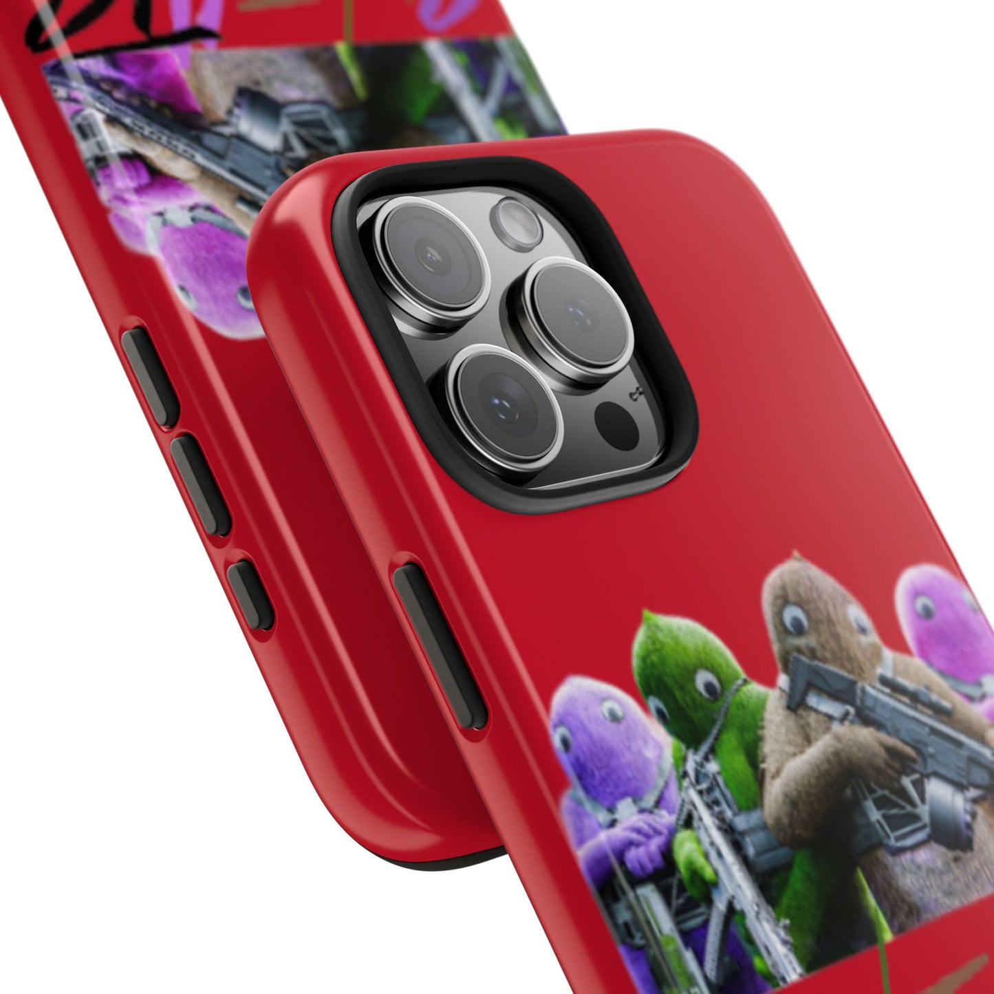 Cool Cartoon-Inspired Tough Phone Case - 'SWEATS'