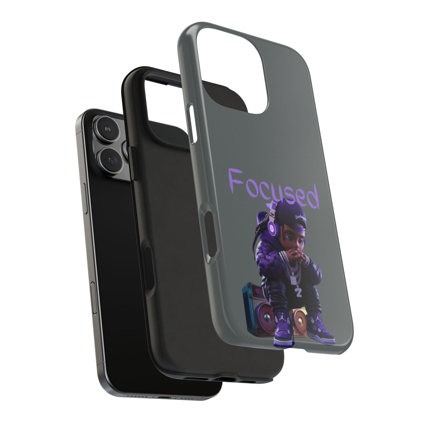 Phone Case- Focused Tough Case- Durable Protection