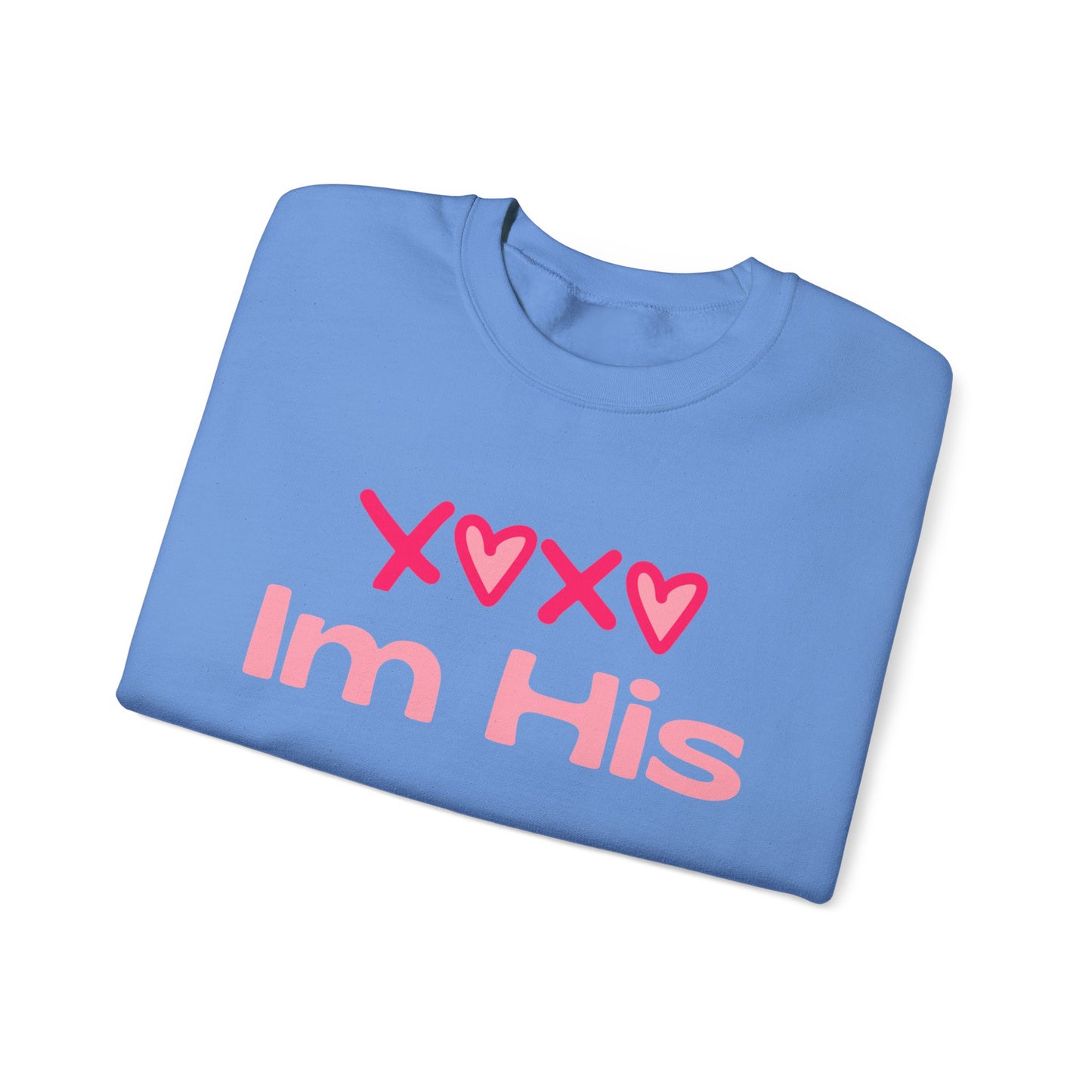 Cotton Blush XOXO Sweatshirt for Women – I’m His Romantic Everyday Lovewear