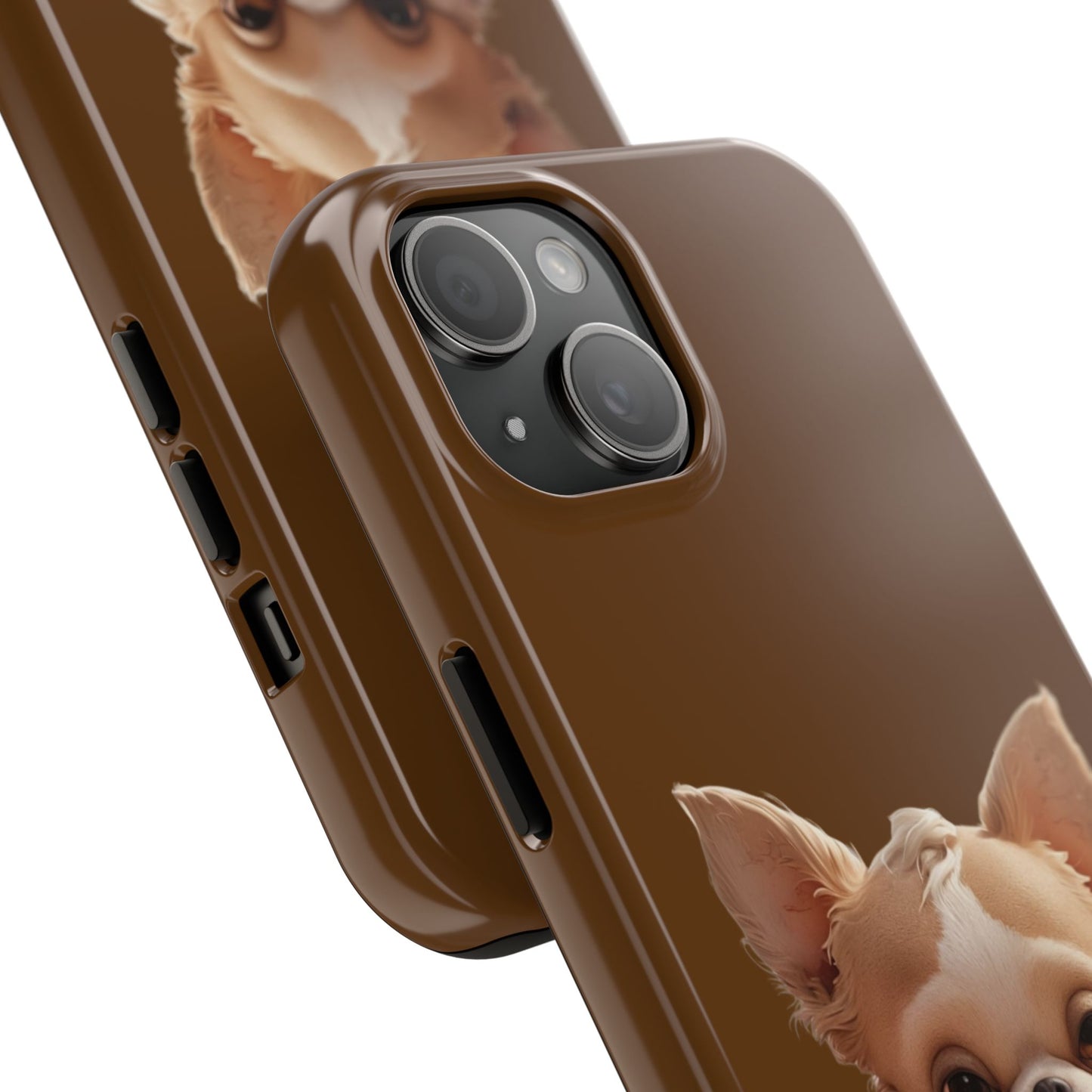 Cute Chihuahua Tough Phone Case - 'Mama's Bestie' Design