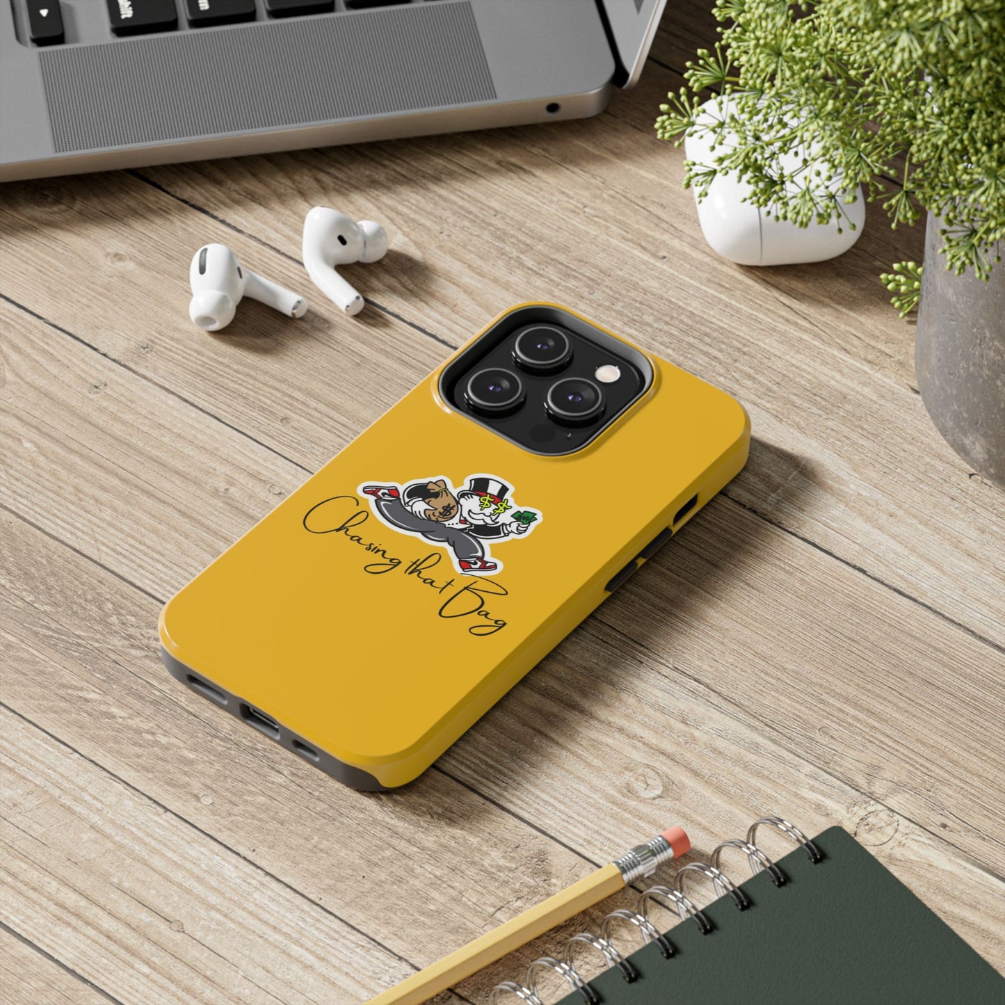 Phone Case- Chasing That Bag Tough Case- Durable Protection