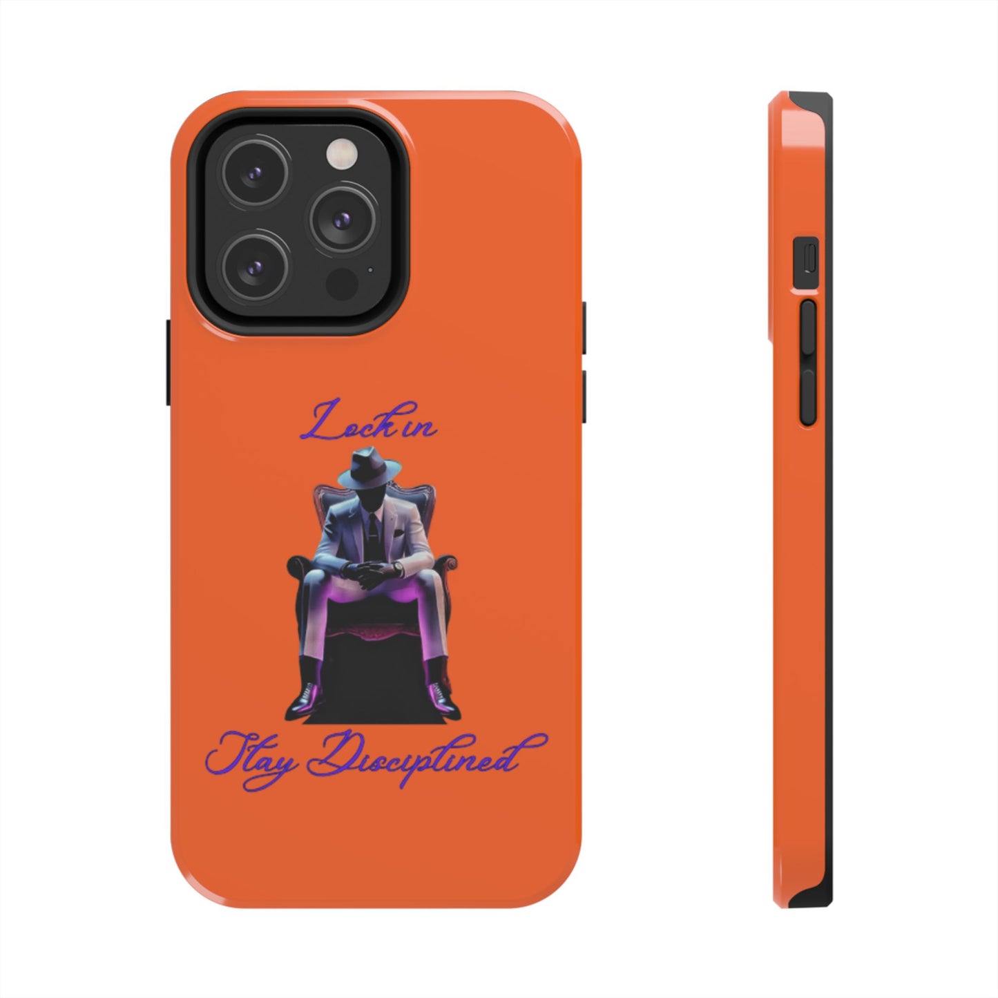 Phone case- Lock In, Stay discipline Tough Phone Case - Durable Protection