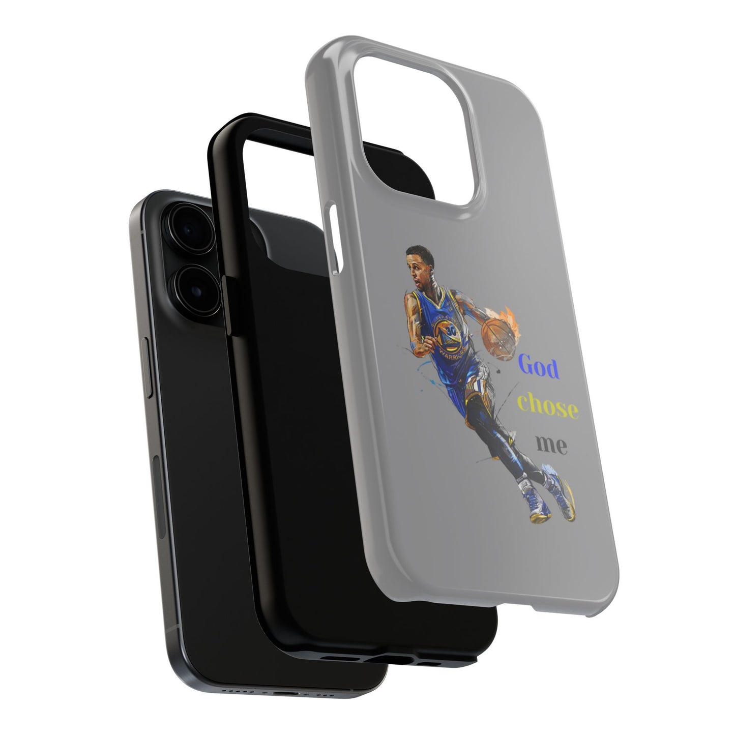 Phone case- God Chose Me Tough Phone Case - Durable Protection