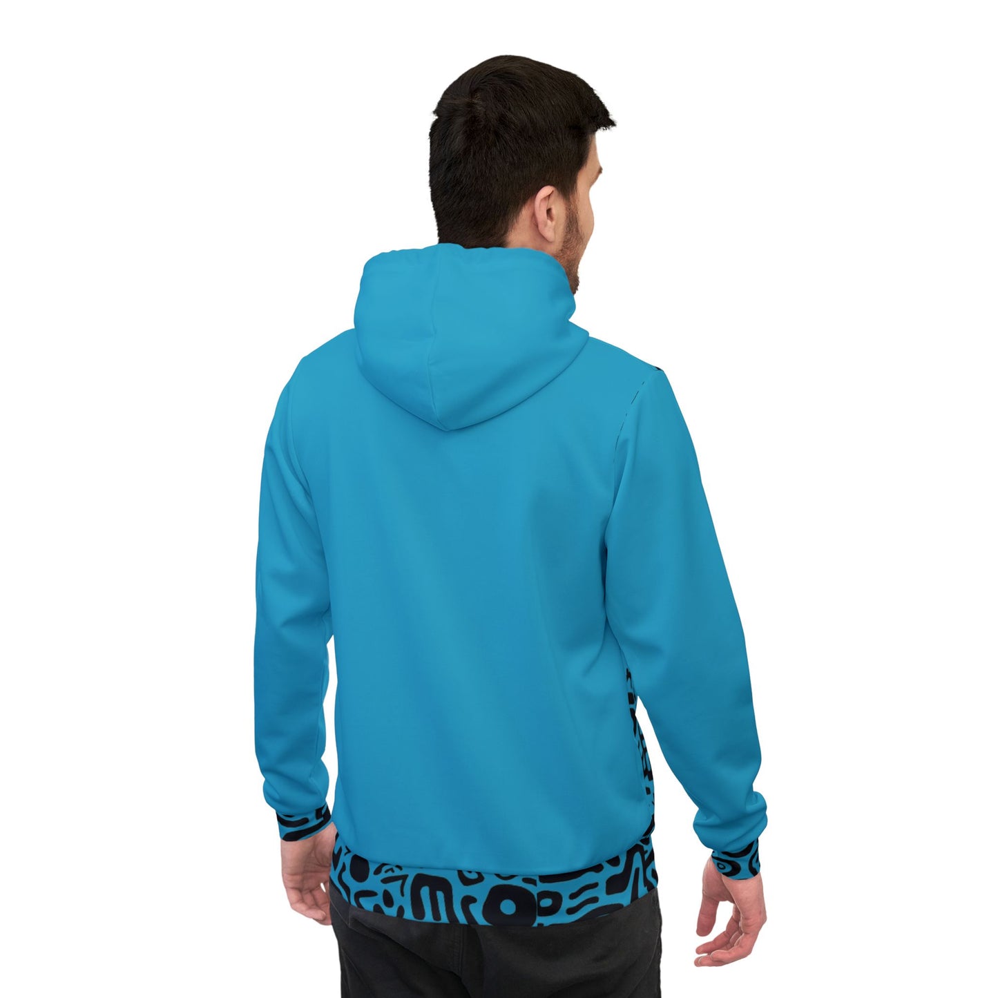π· Bold Blue & Black Tribal Pattern Hoodie β Standout Streetwear with Ultimate Comfort (2025)