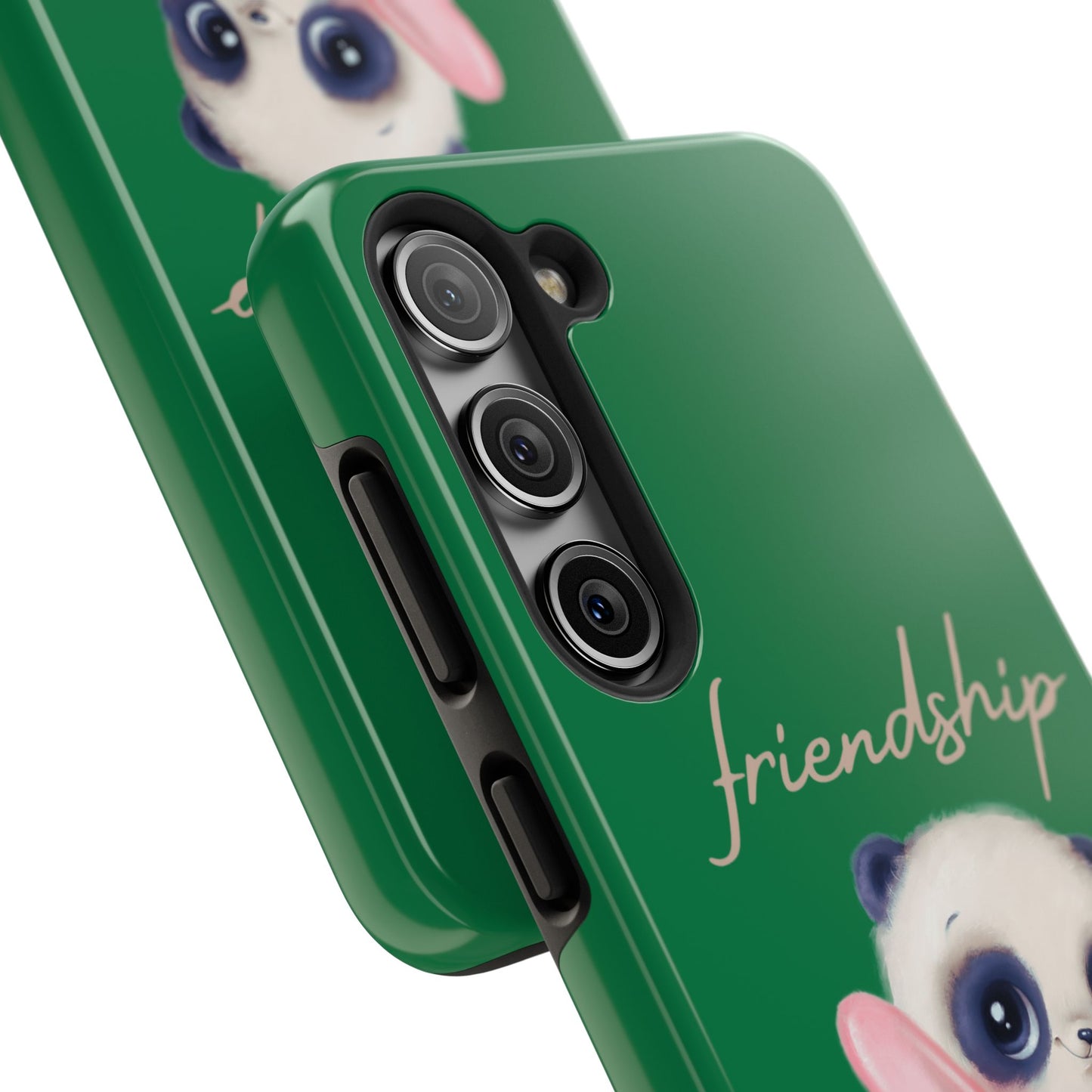 Phone case- Cute Panda Friendship Tough Phone Case - Durable Protection