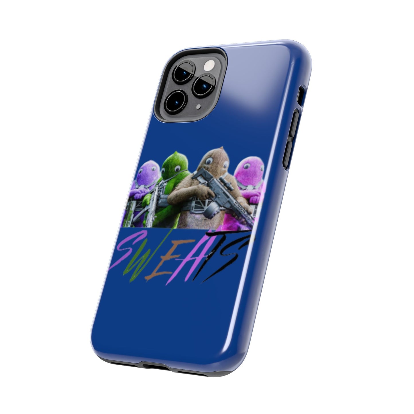 Cool Cartoon-Inspired Tough Phone Case - 'SWEATS'
