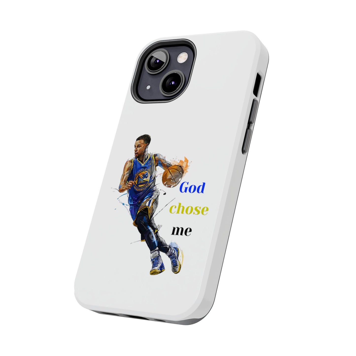 Phone case- God Chose Me Tough Phone Case - Durable Protection