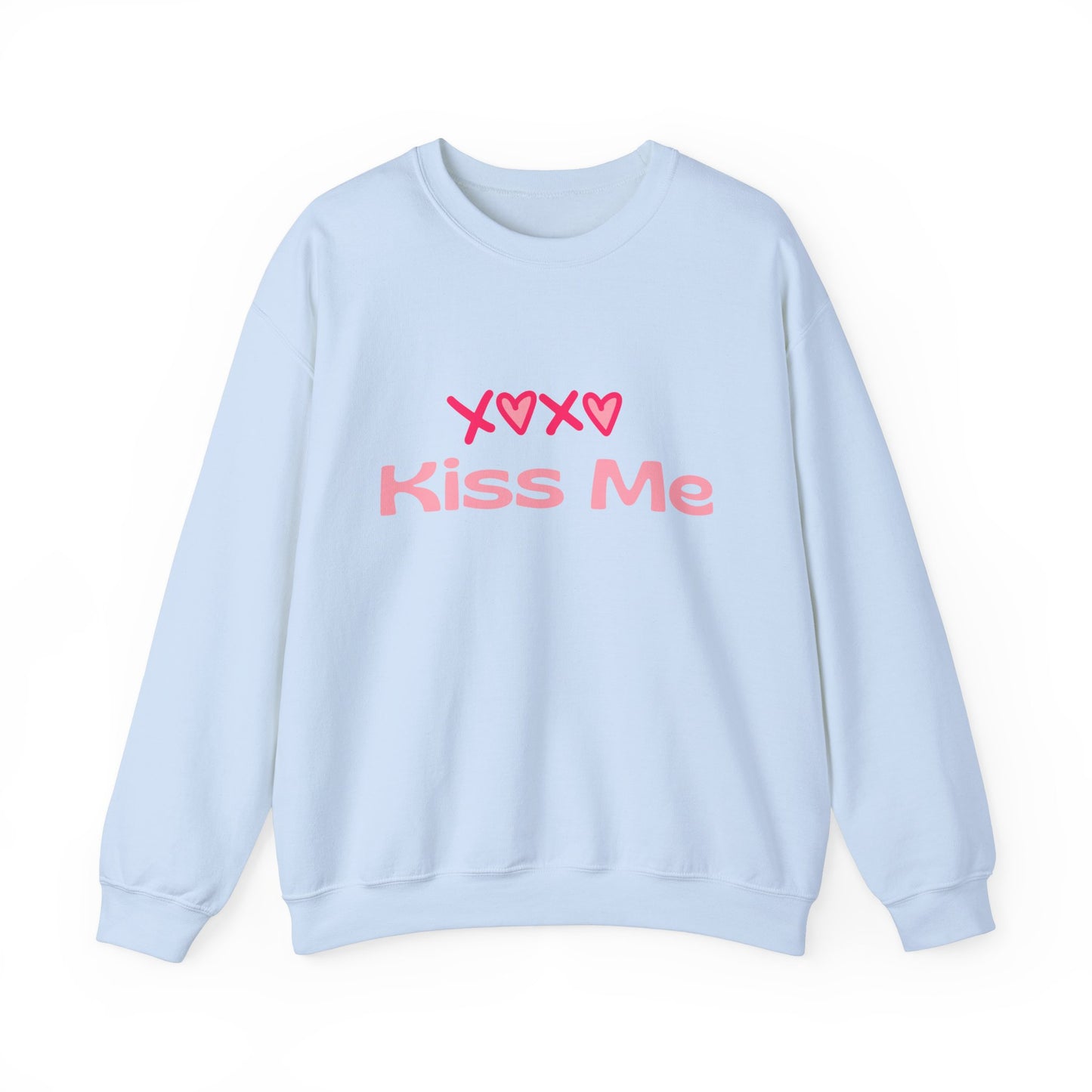 Kiss Me Heavy Blend Sweatshirt – Cute Gift for Women | Cozy & Romantic Pullover