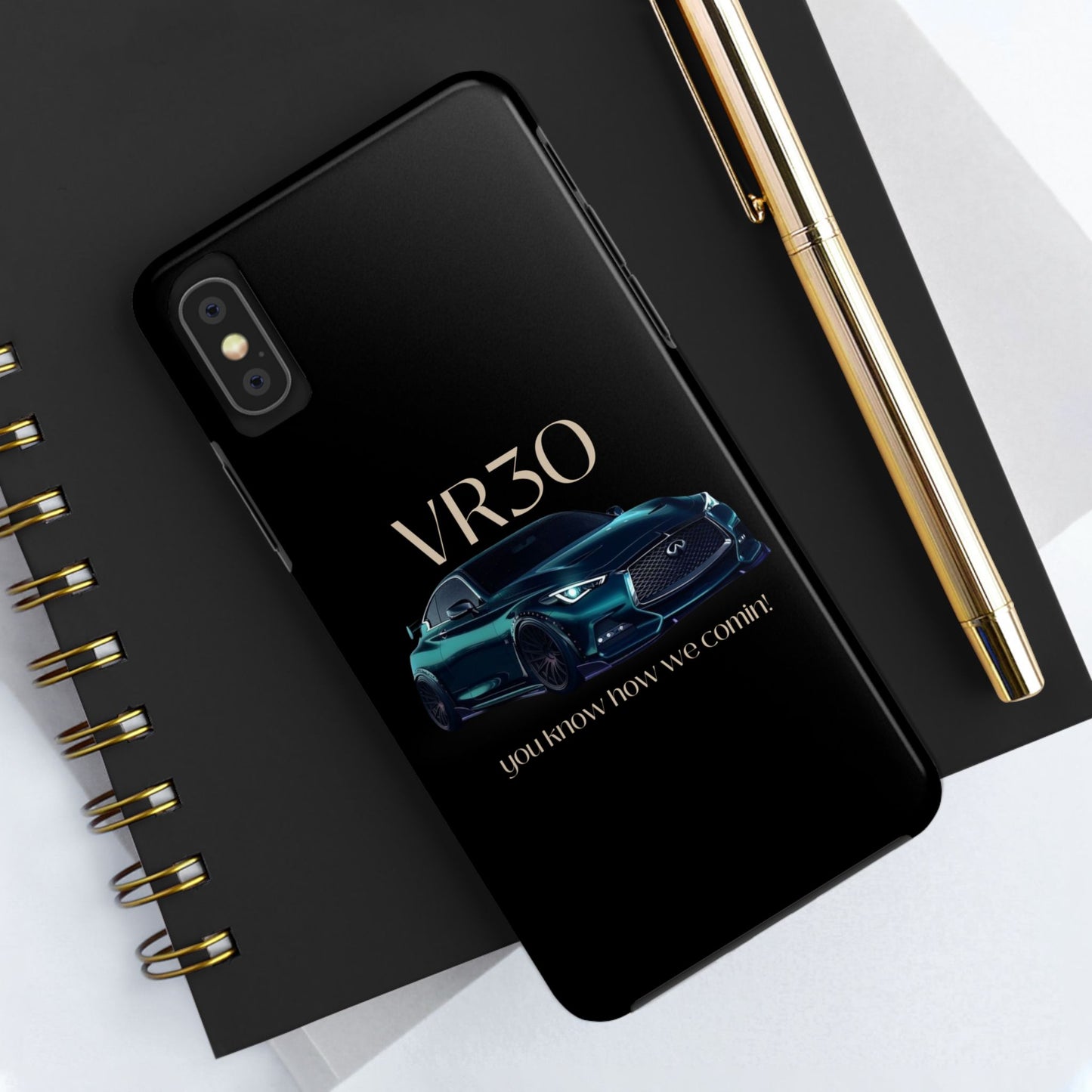 VR30 Sports Car Tough Phone Case - Stylish and Durable Protection for Car Enthusiasts