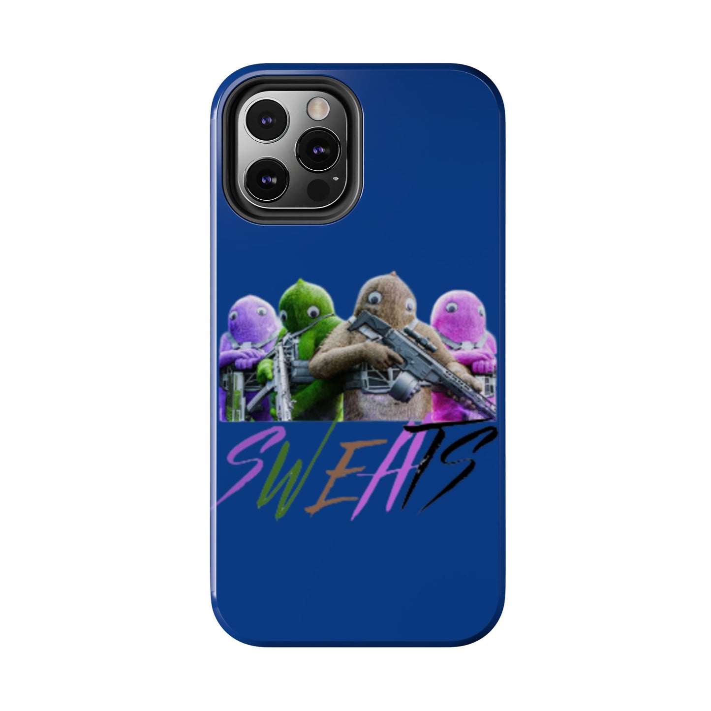 Cool Cartoon-Inspired Tough Phone Case - 'SWEATS'
