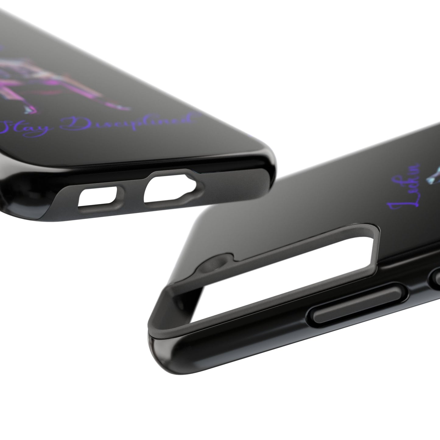 Phone case- Lock In, Stay DIsciplined Tough Phone Case - Durable Protection
