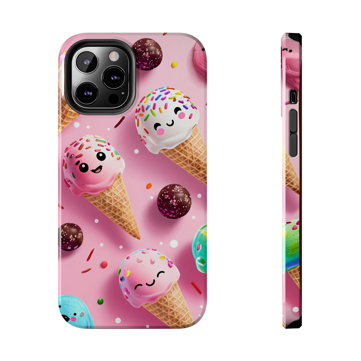 Tough Phone Cases Cute Ice Cream Design