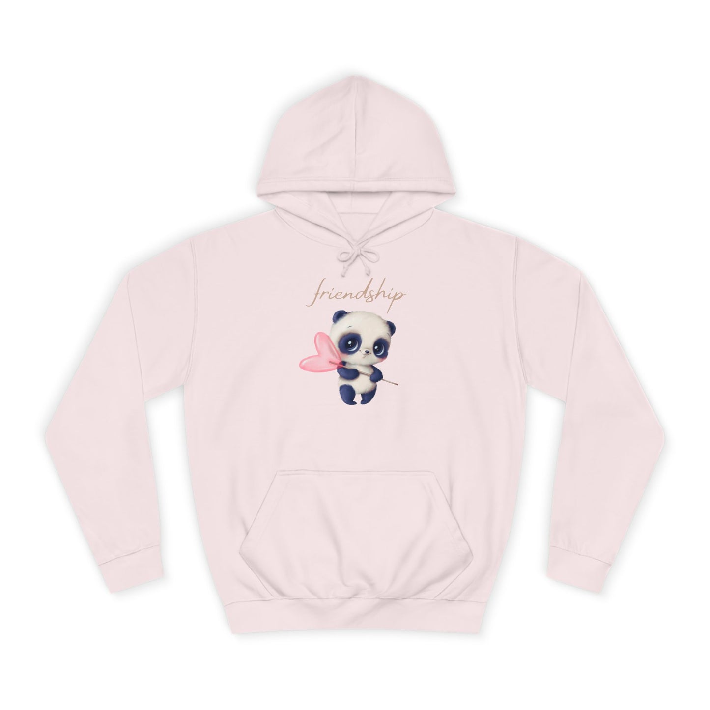 Soft Cloud Cute Sweater for Women – "Friendship Panda" Cozy Graphic Pullover