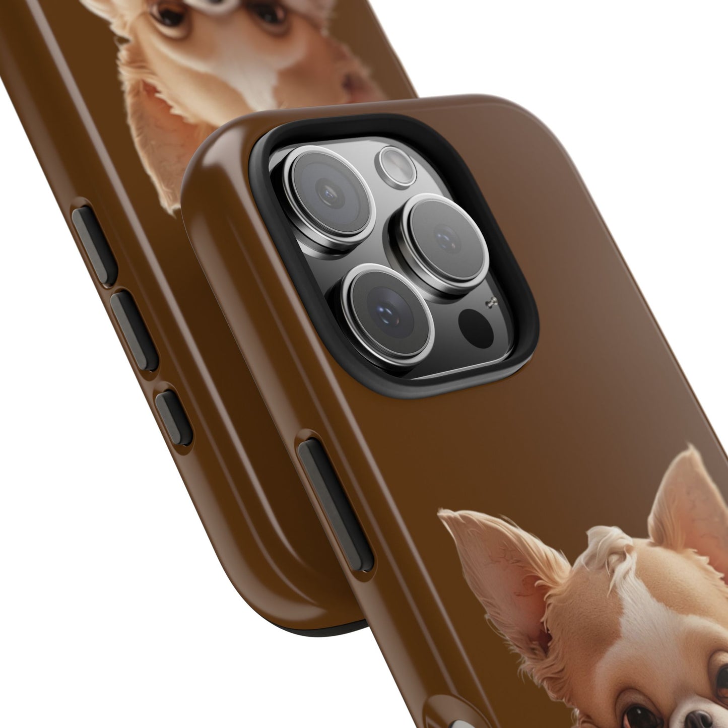 Cute Chihuahua Tough Phone Case - 'Mama's Bestie' Design