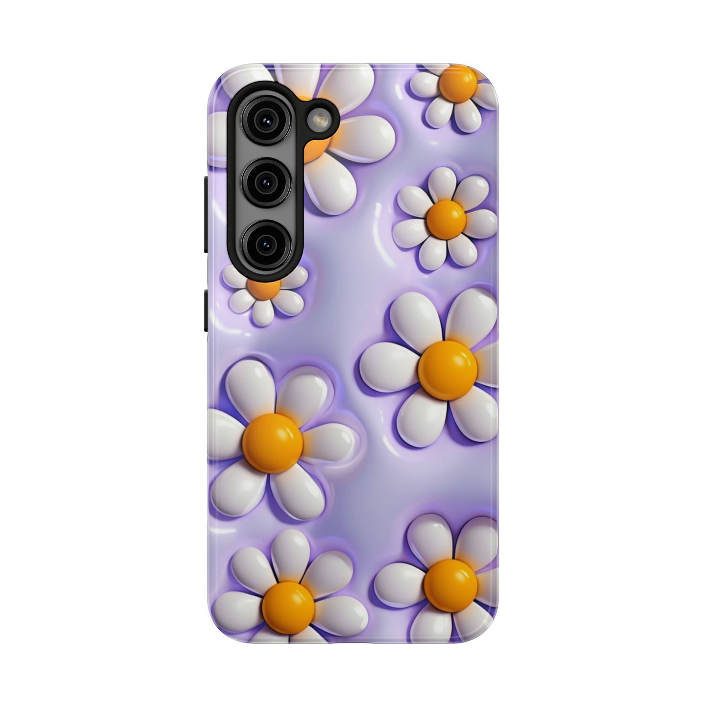 πΌ Floral Tough Phone Case β Vibrant Daisy Spring Design, for iPhones & Androids