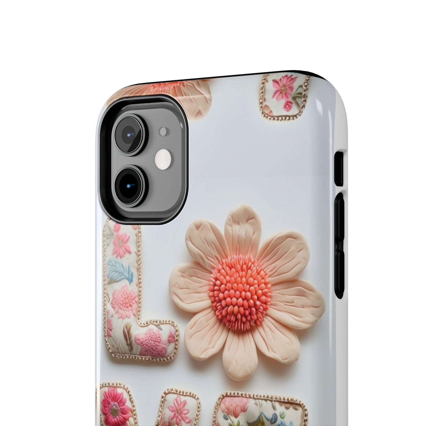 Floral 'Love Yourself' Tough Phone Case