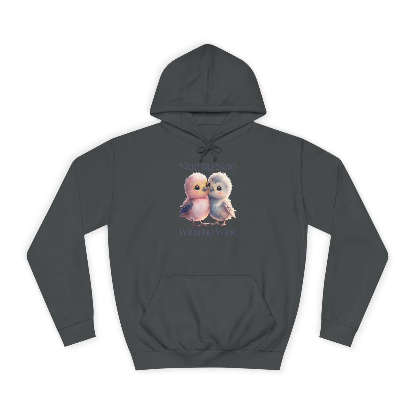 Barbecue Sunset Hoodie for Women – Cute Lovebirds Side by Side Always Together Design