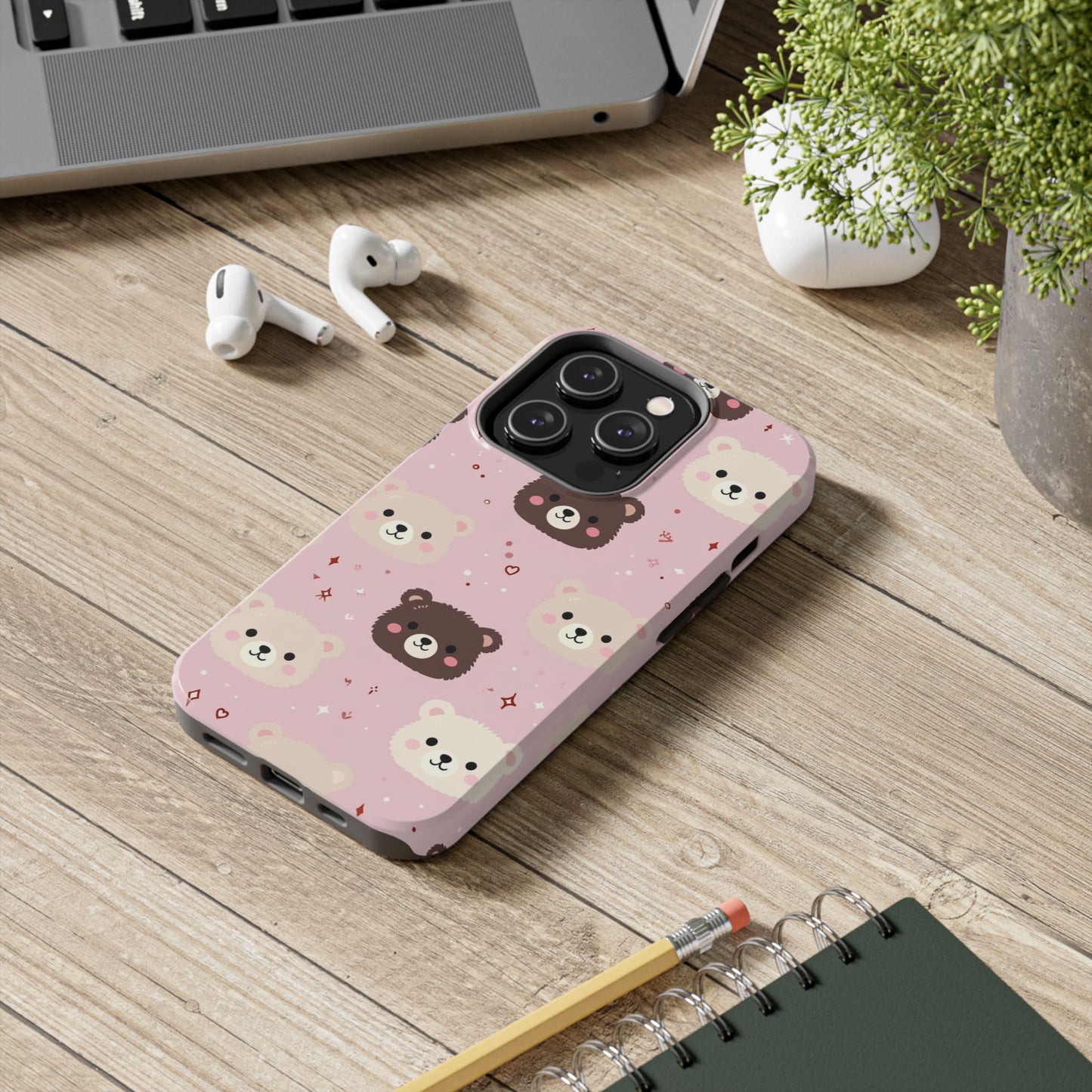Tough Phone Cases- Cute Bears