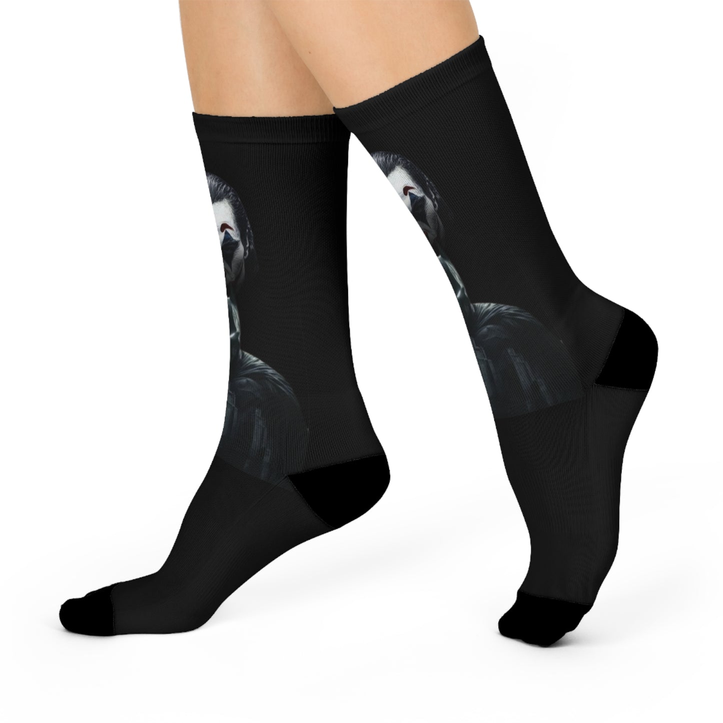 Cushioned Crew Socks- Joker and Batman