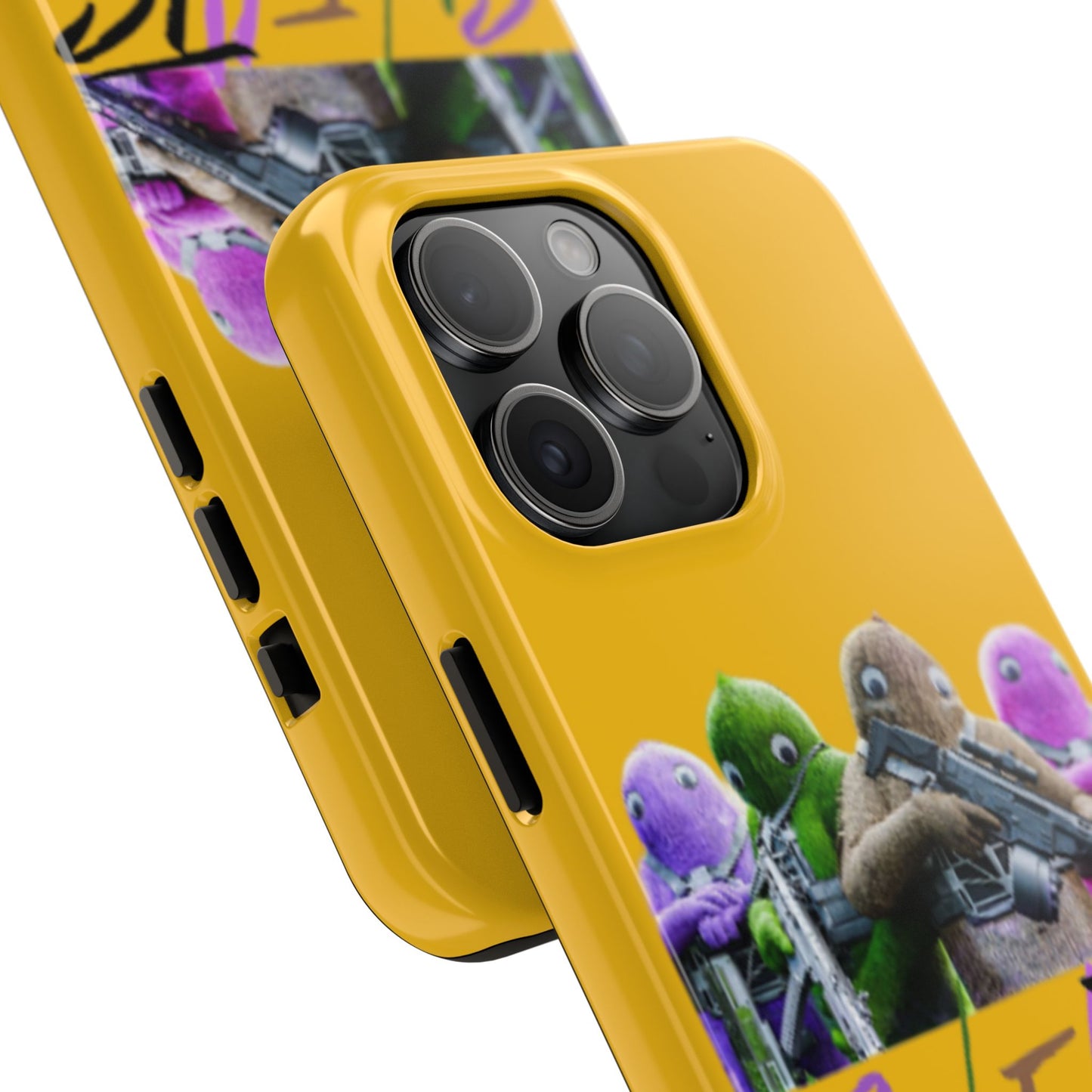 Cool Cartoon-Inspired Tough Phone Case - 'SWEATS'