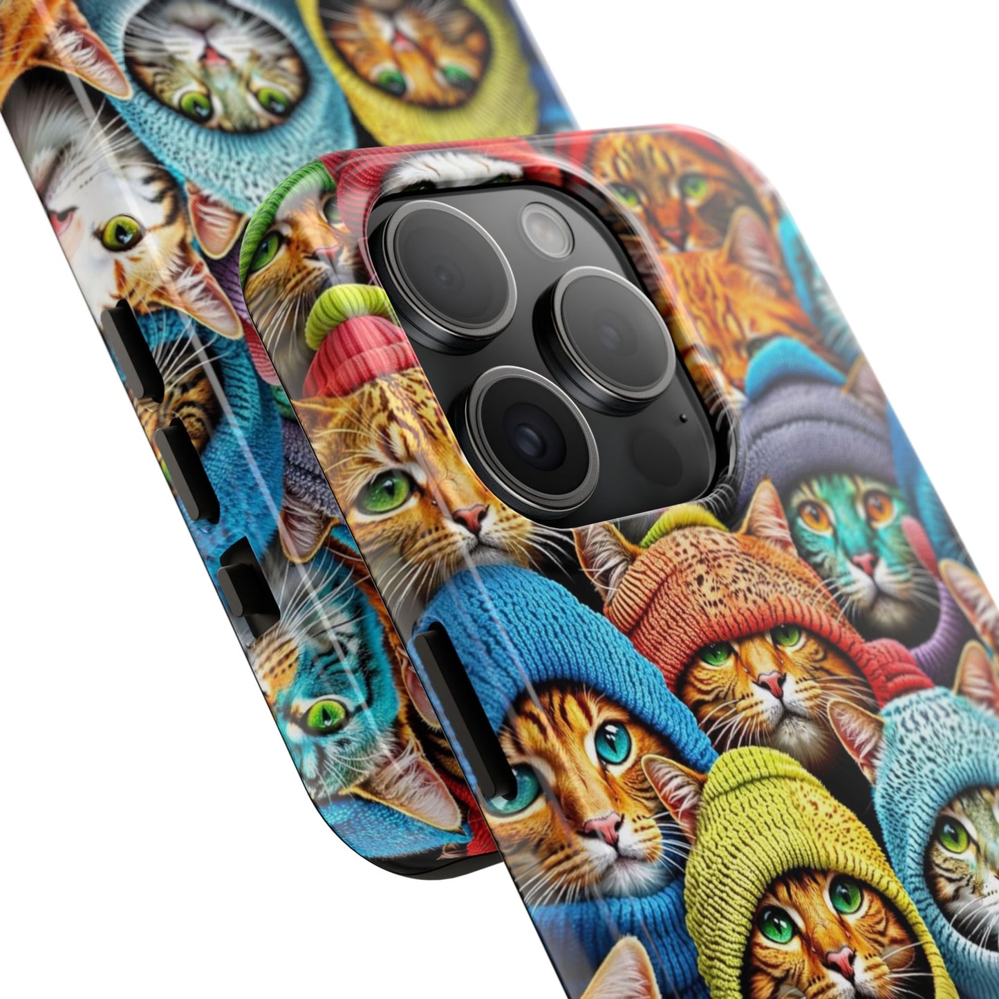 "Cool Cats Tough Phone Case – Stylish & Durable Protective Cover for iPhone & Android"