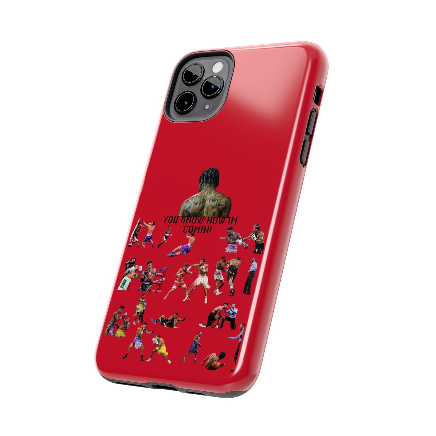 Phone case- You Know How I'm Comin' Tough Phone Case - Durable Protection