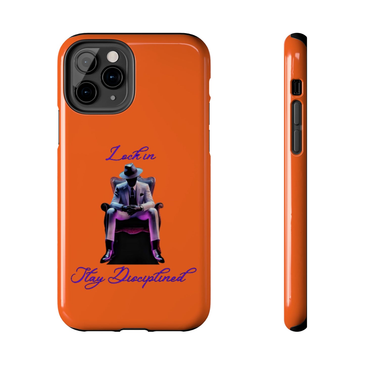 Phone case- Lock In, Stay discipline Tough Phone Case - Durable Protection