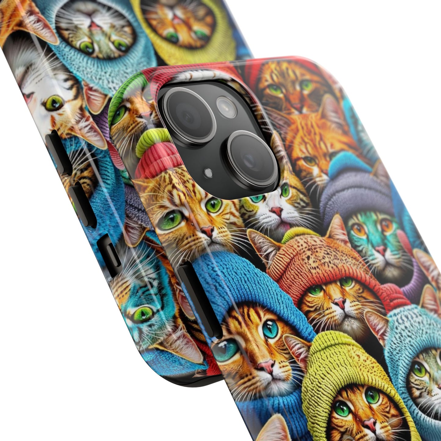 "Cool Cats Tough Phone Case – Stylish & Durable Protective Cover for iPhone & Android"