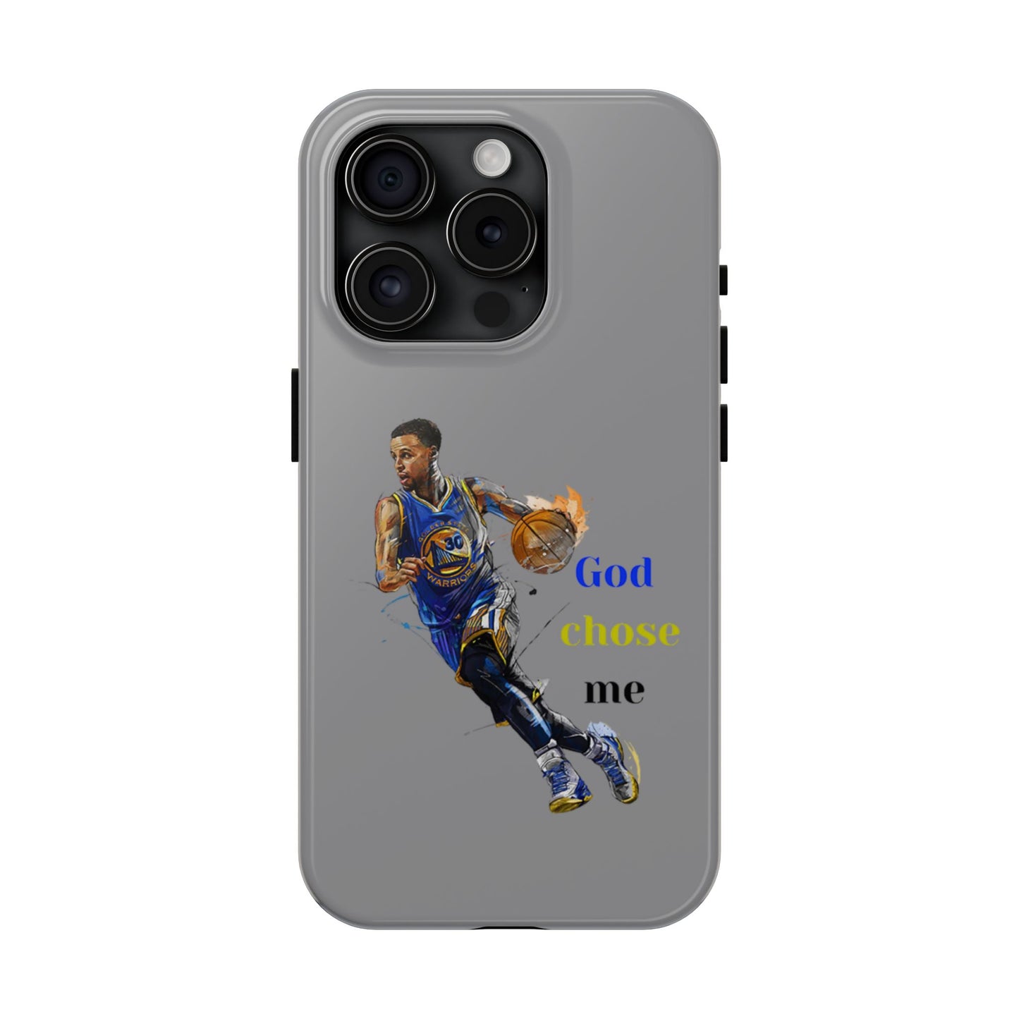 Phone case- God Chose Me Tough Phone Case - Durable Protection