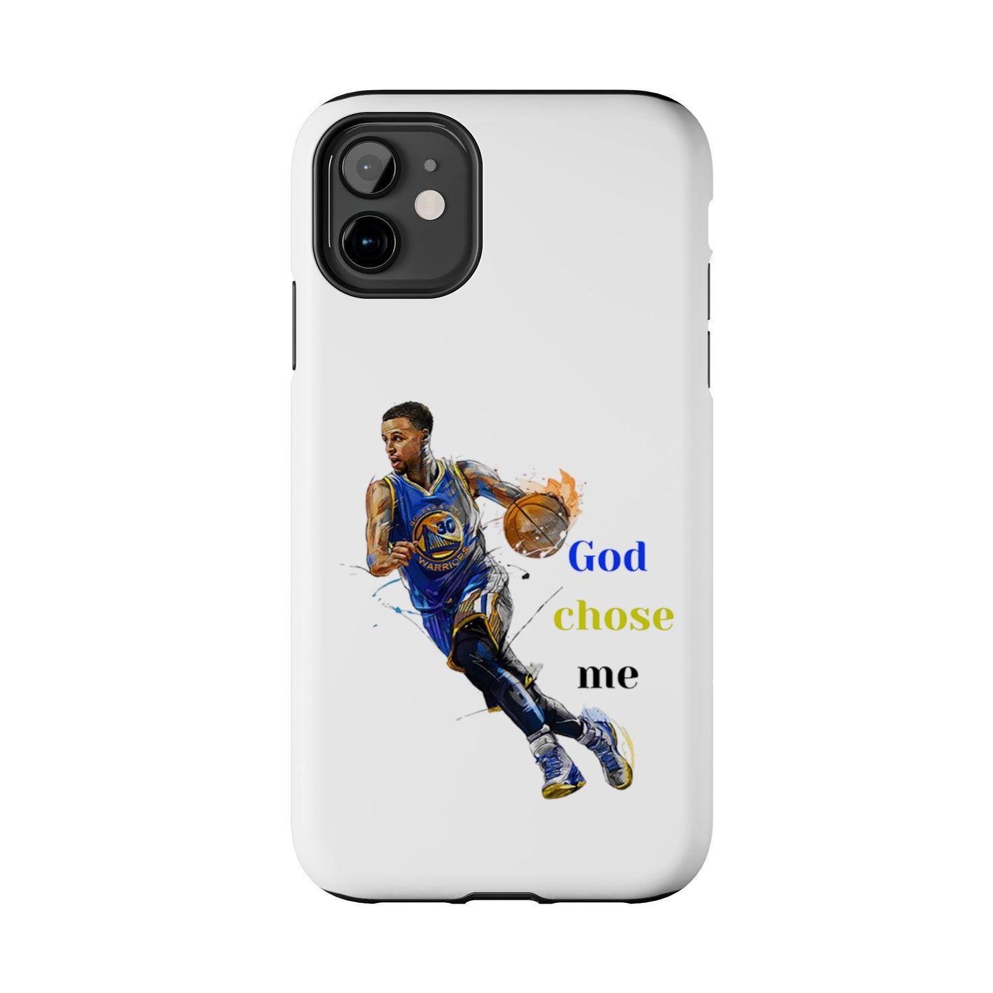 Phone case- God Chose Me Tough Phone Case - Durable Protection