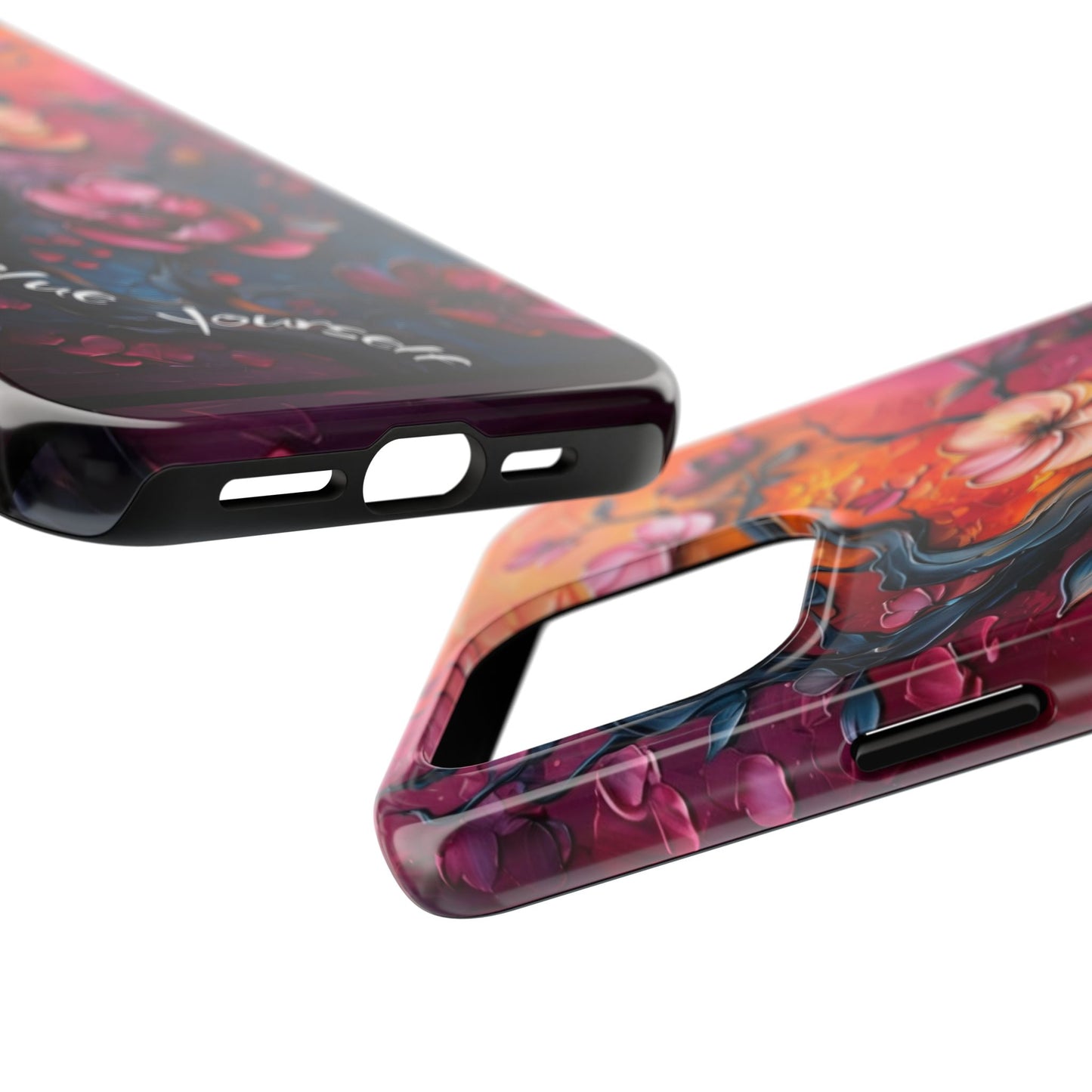 Value Yourself Floral Tough Phone Case