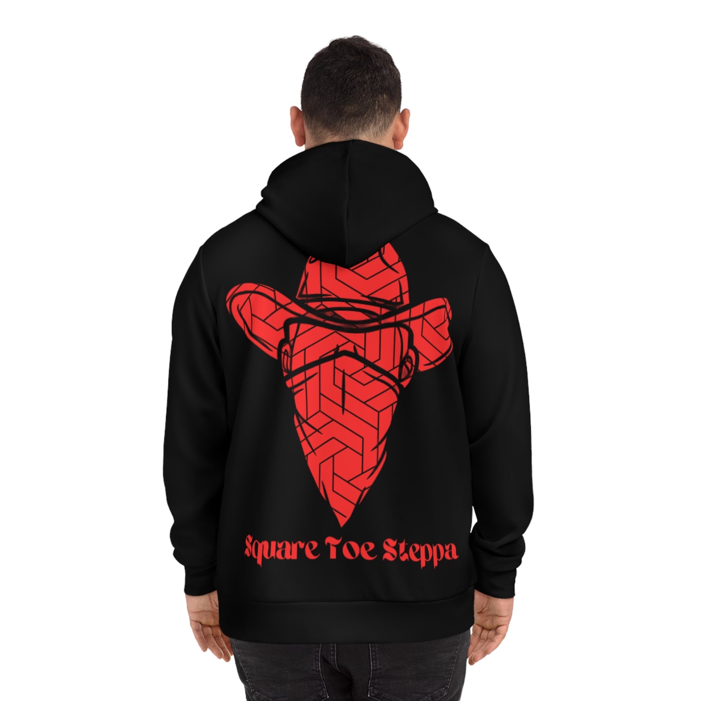 Midnight Dust Black Hoodie for Men – Square Toe Steppa Western Vibes Wear for Cowboys