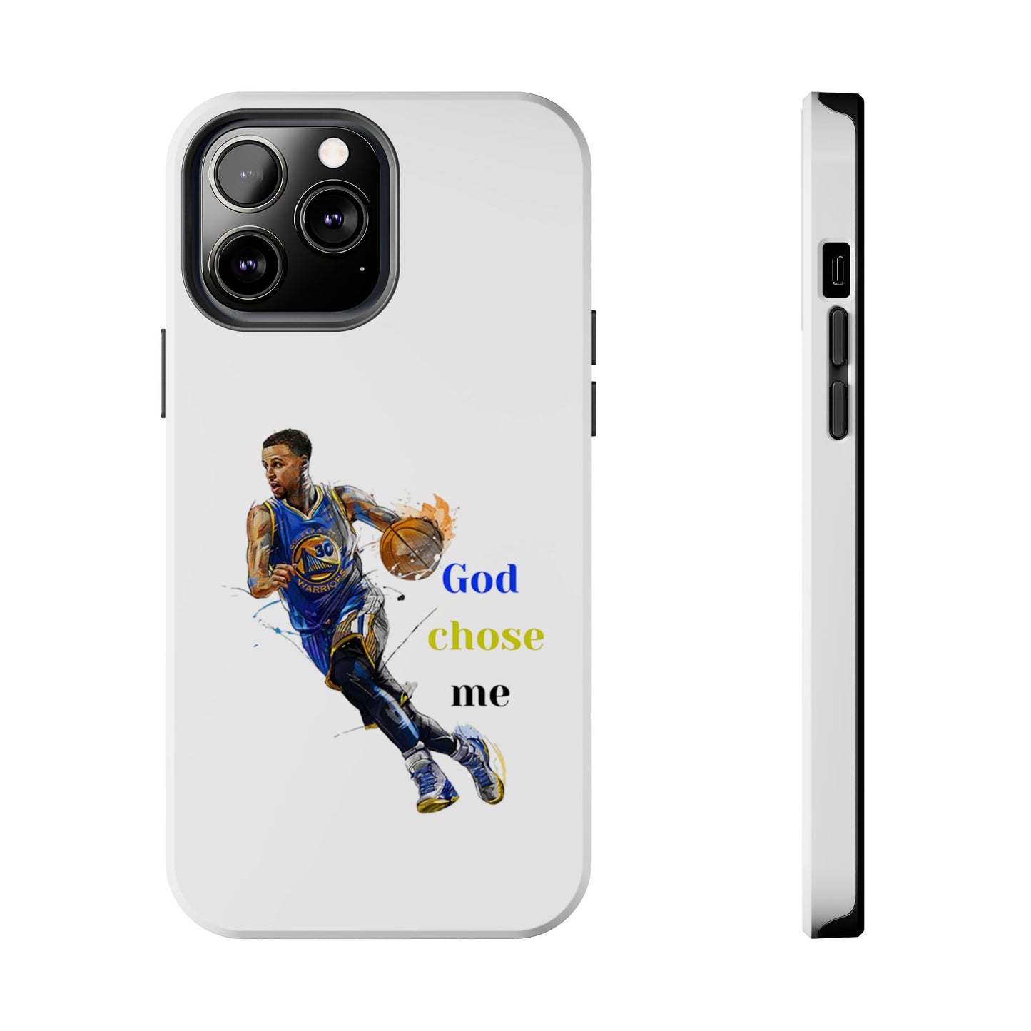 Phone case- God Chose Me Tough Phone Case - Durable Protection