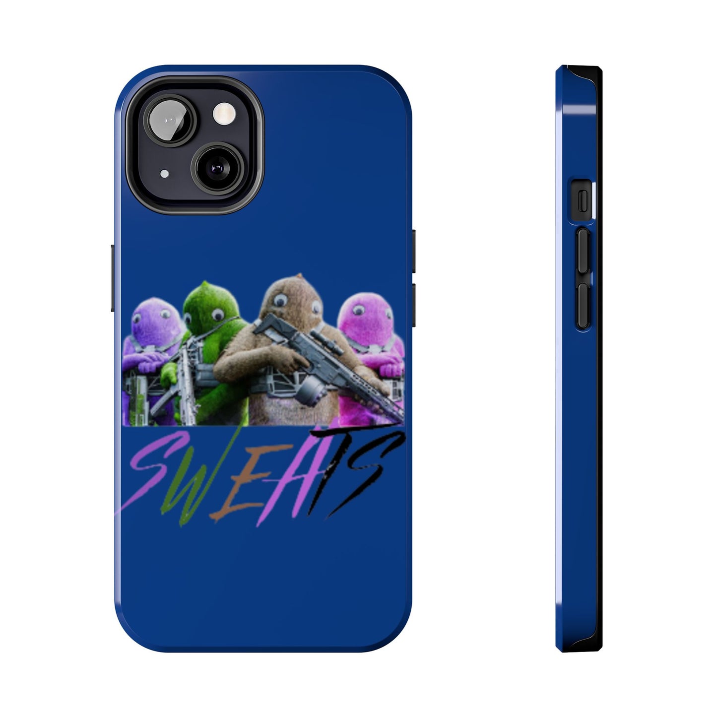 Cool Cartoon-Inspired Tough Phone Case - 'SWEATS'