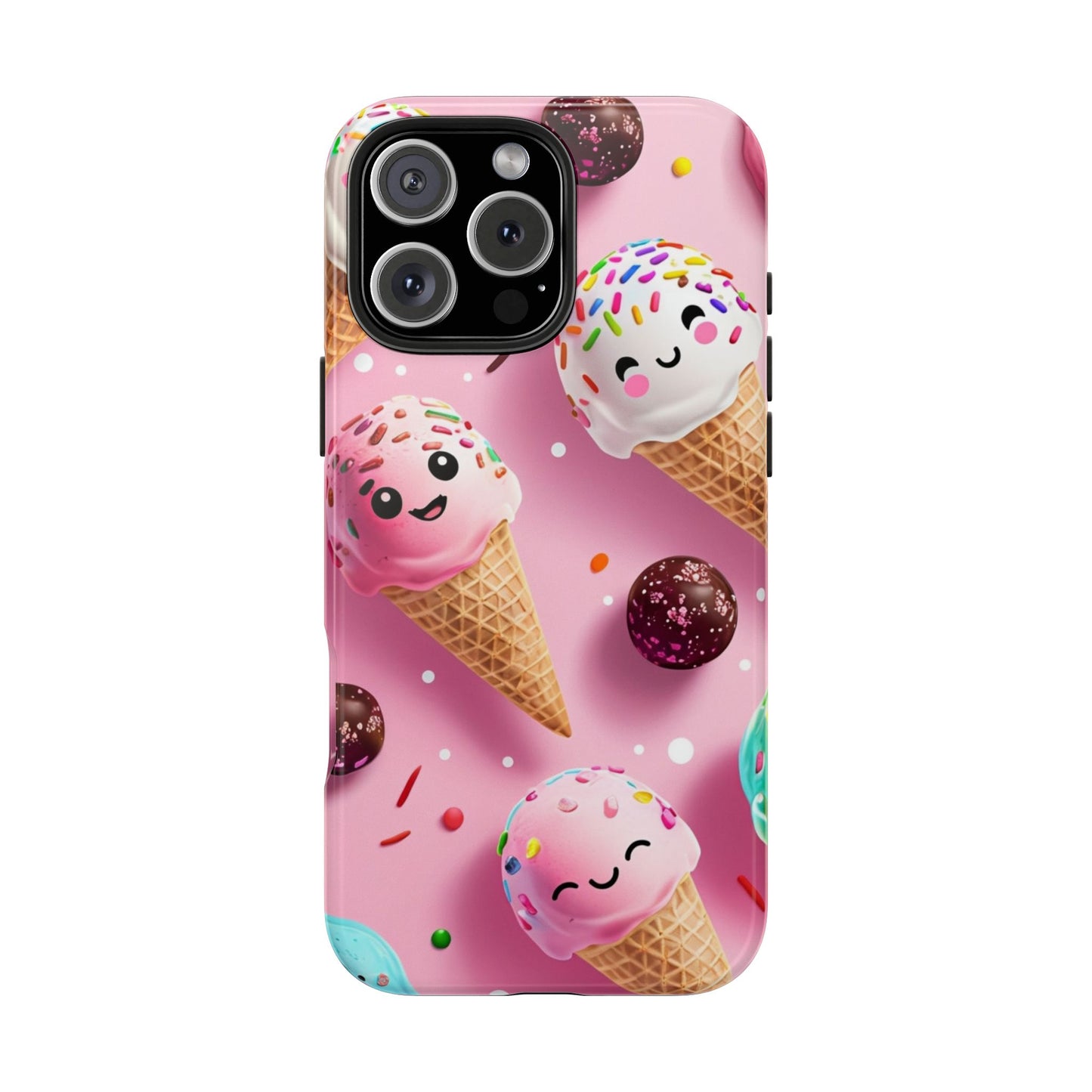 Tough Phone Cases Cute Ice Cream Design
