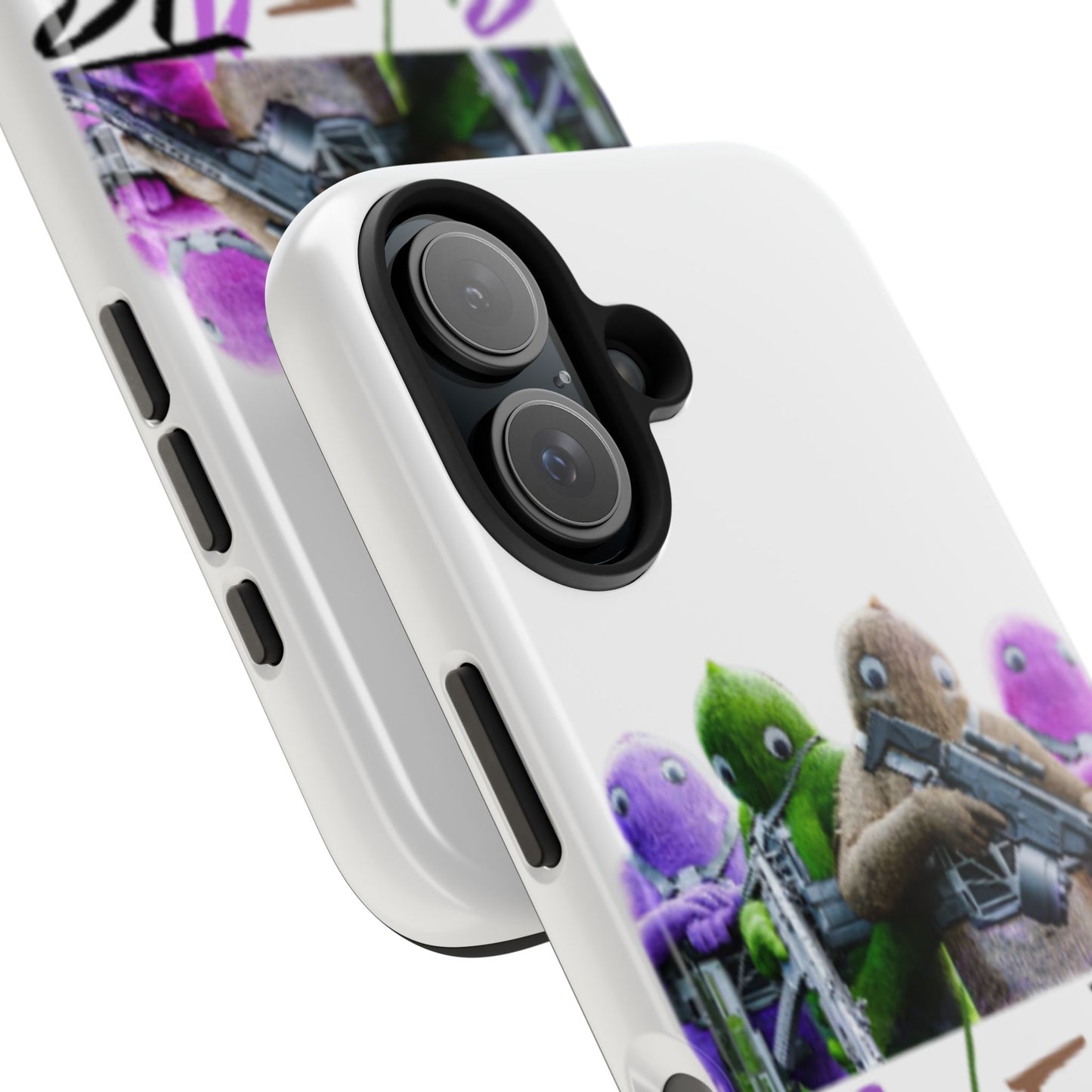 Cool Cartoon-Inspired Tough Phone Case - 'SWEATS'