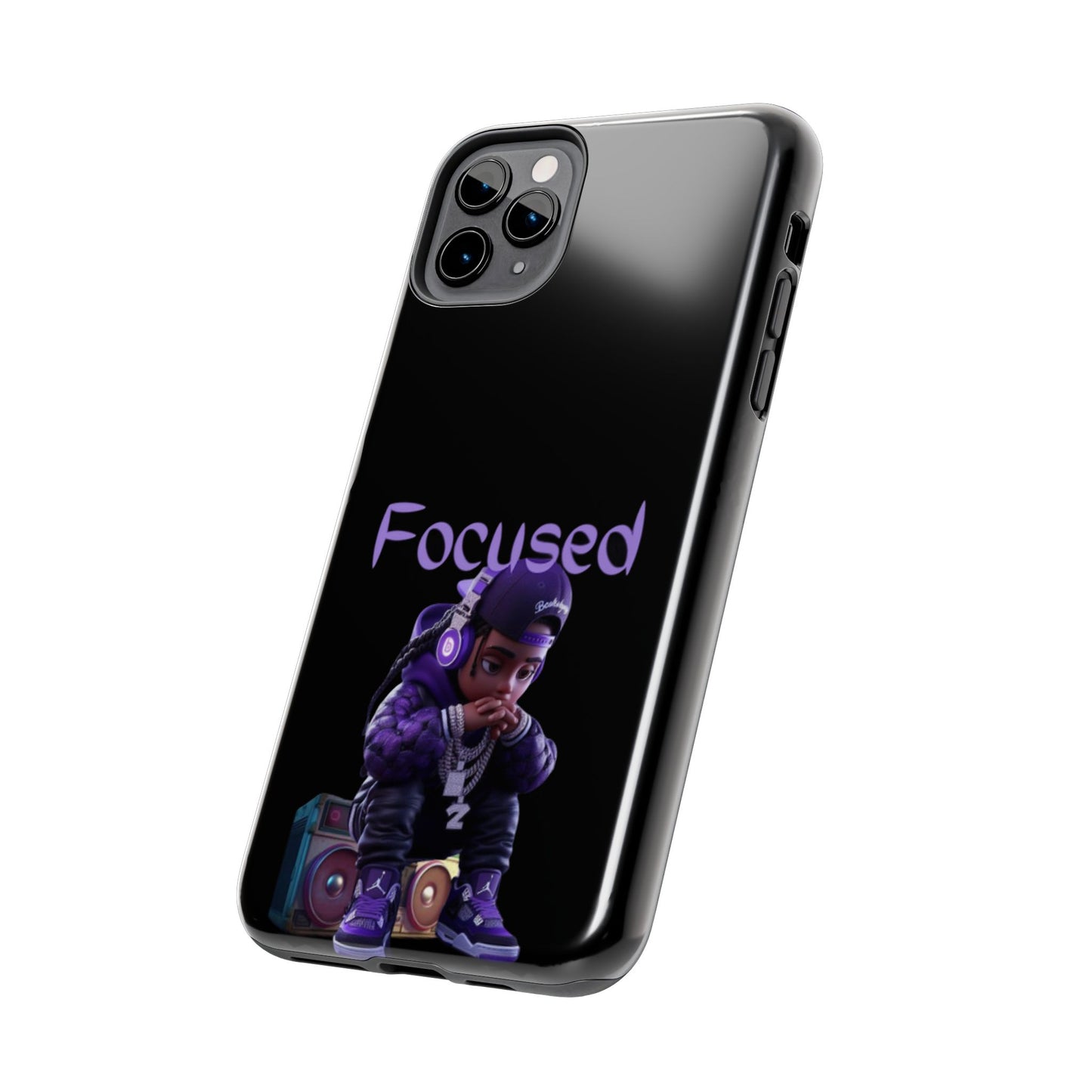 Phone case- Focused Tough Phone Case - Durable Protection