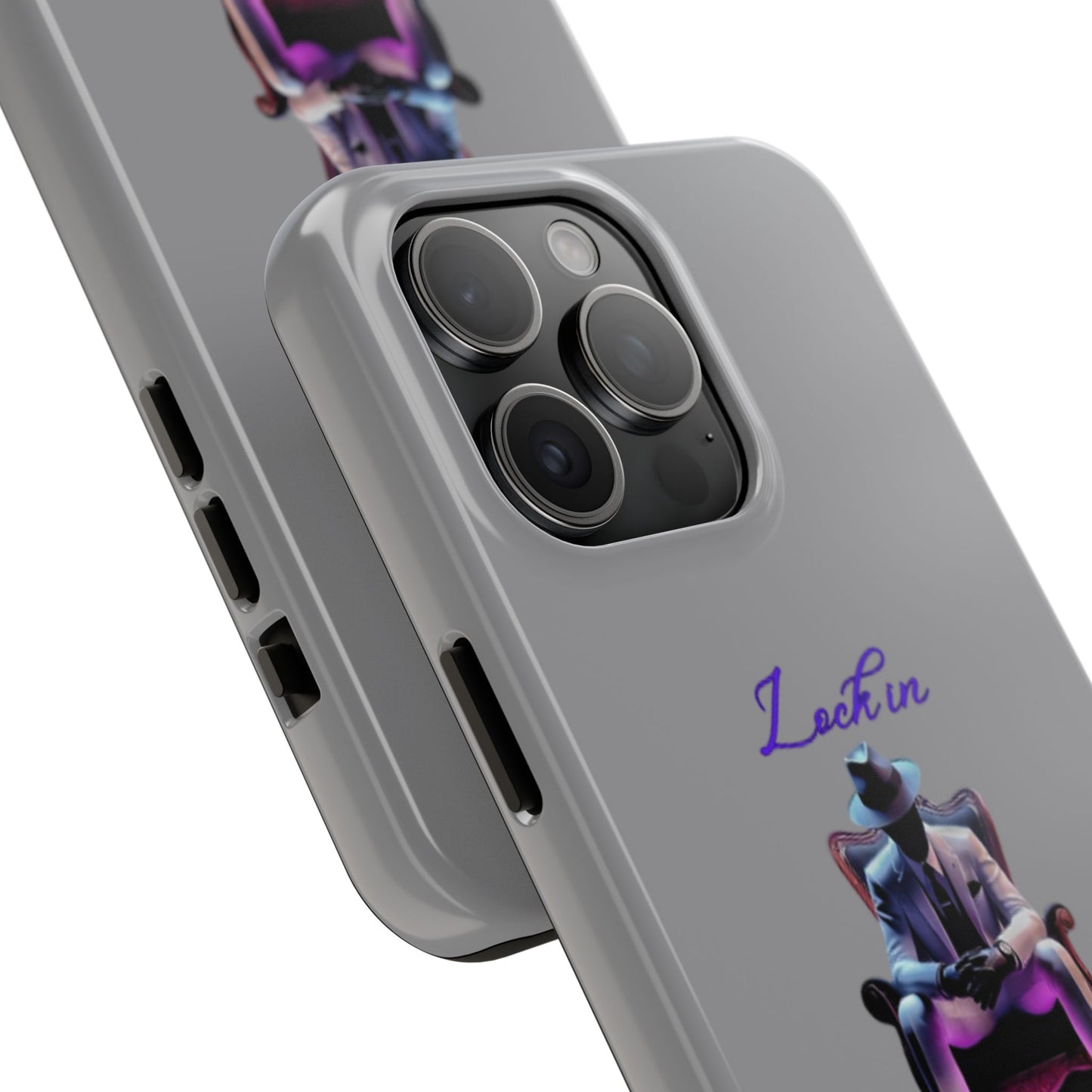 Phone case- Lock In, Stay Disciplined Tough Phone Case - Durable Protection
